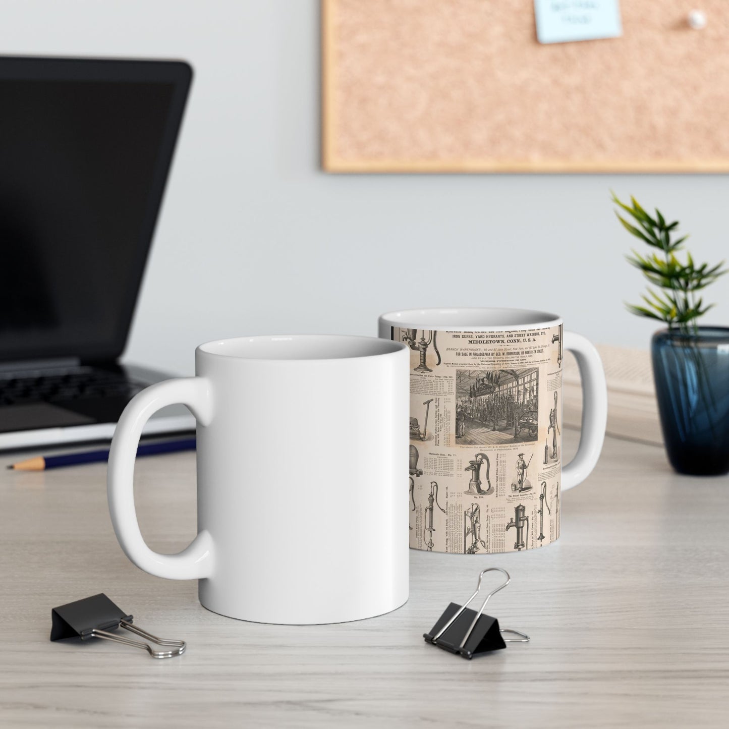 W. & B. Douglas, the oldest and most extensive manufacturers in the world of pumps Beautiful Novelty Ceramic Coffee Mug 11oz