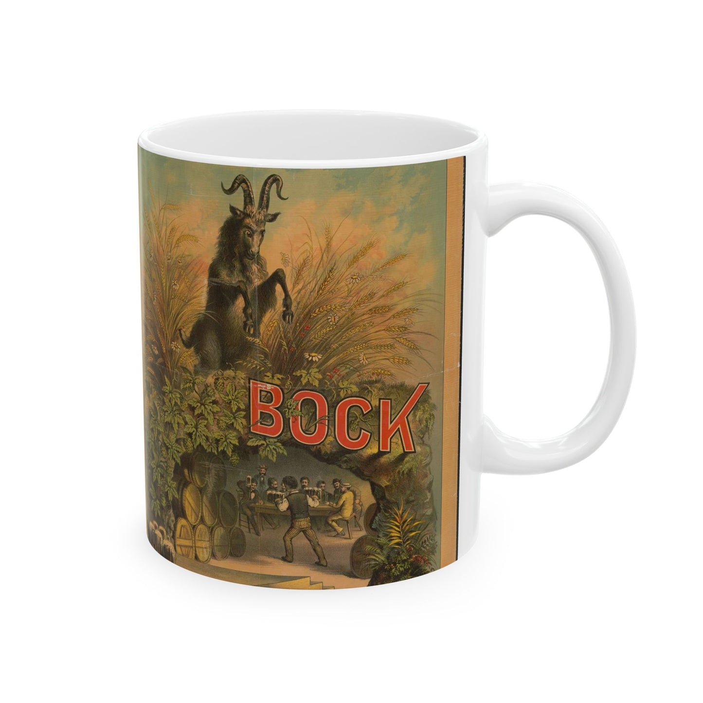 Sample card no. 1, the Felix Klemm Bock Beautiful Novelty Ceramic Coffee Mug 11oz