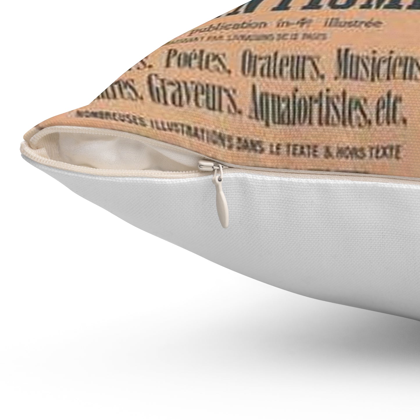 Affiche pour la "Librairie Romantique". Decorative Accent Square Pillow