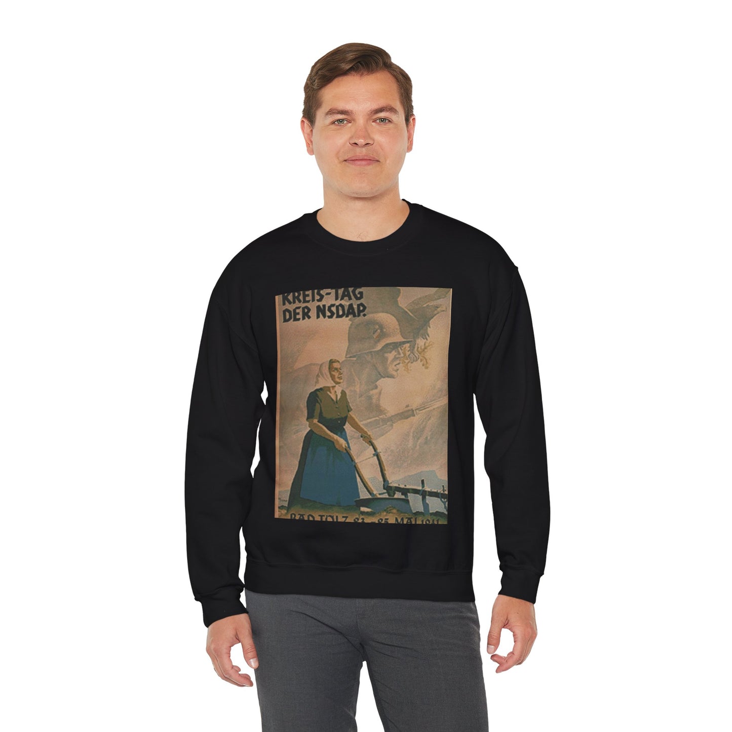 Kreis-Tag der NSDAP - Bad Tölz, 23.- 25. Mai 1941 Black Heavy Blend Adult Crew Neck SweatShirt