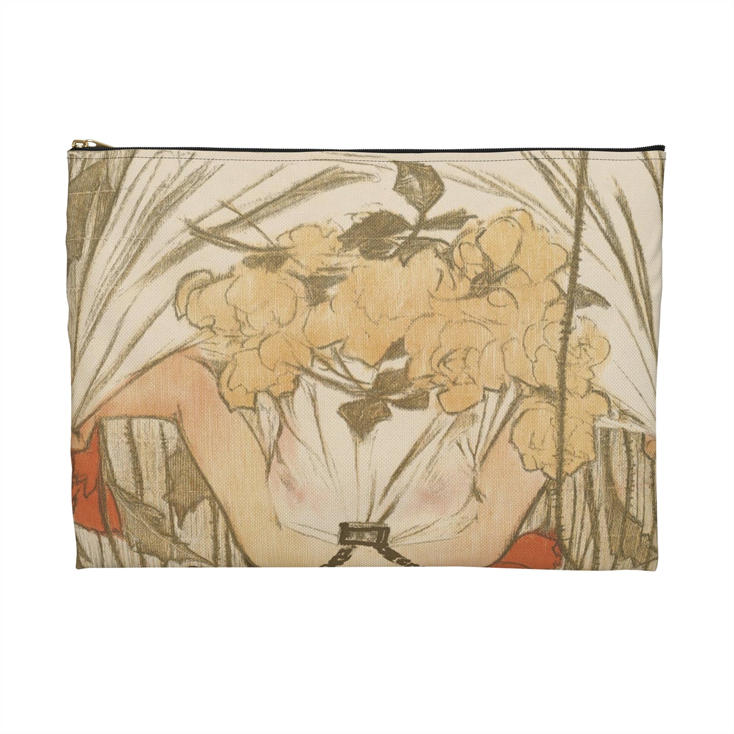 The century, August, midsummer holiday number Large Organizer Pouch with Black Zipper