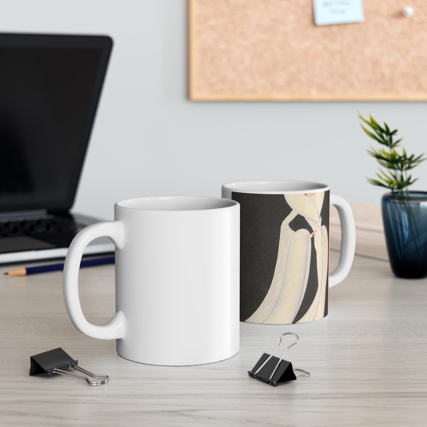Fourrures André Brunswick - Public domain portrait painting Beautiful Novelty Ceramic Coffee Mug 11oz