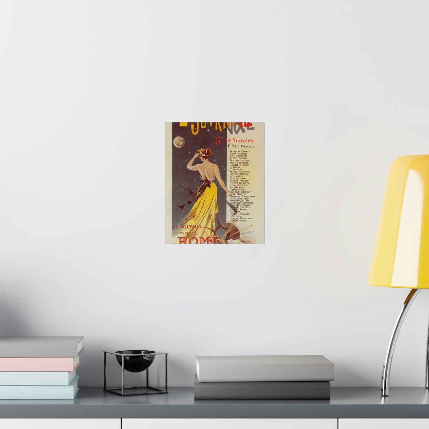 Affiche pour annoncer la publication de "Rome" dans Le Journal. High Quality Matte Wall Art Poster for Home, Office, Classroom