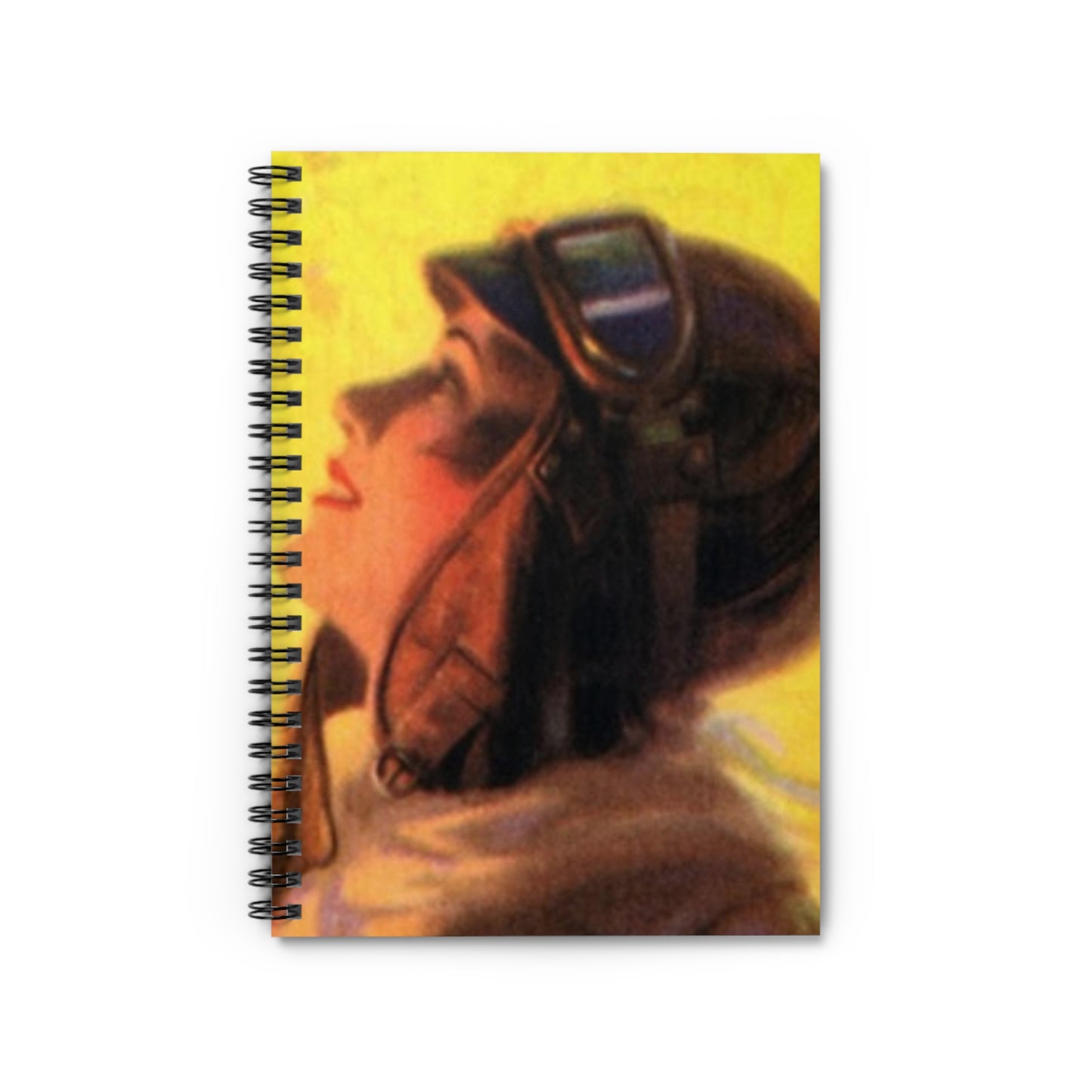 Going Up by Edward Mason Eggleston (cropped) Spiral Bound Ruled Notebook with Printed Cover