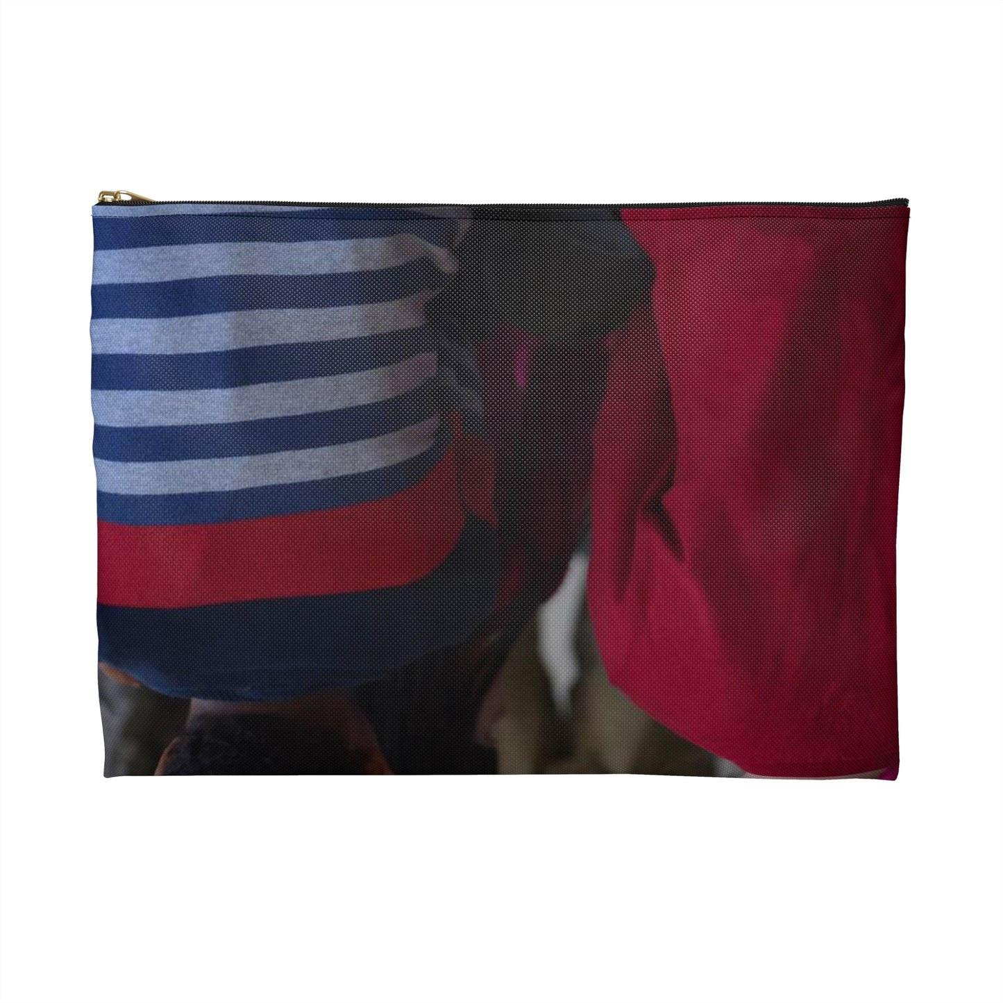 Students from Samuel P. Langley Elementary School, Large Organizer Pouch with Black Zipper