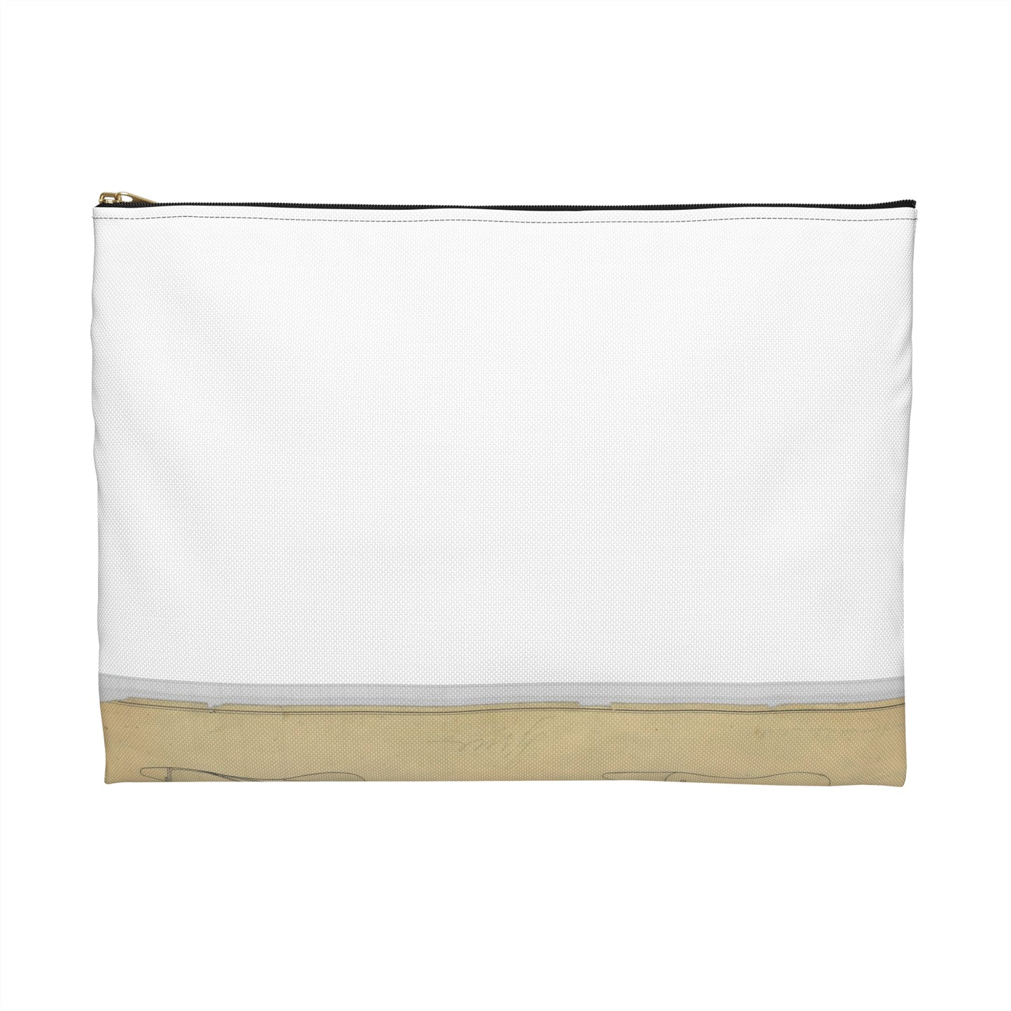Patent drawing - for Jonathan Russell's Artificial Leg Public domain image Large Organizer Pouch with Black Zipper