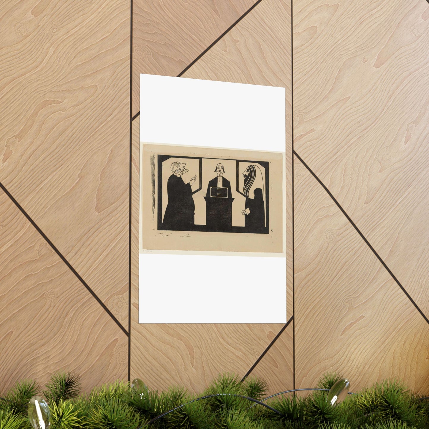 Samuel Jessurun de Mesquita - Entre ces trois mon coeur balance High Quality Matte Wall Art Poster for Home, Office, Classroom