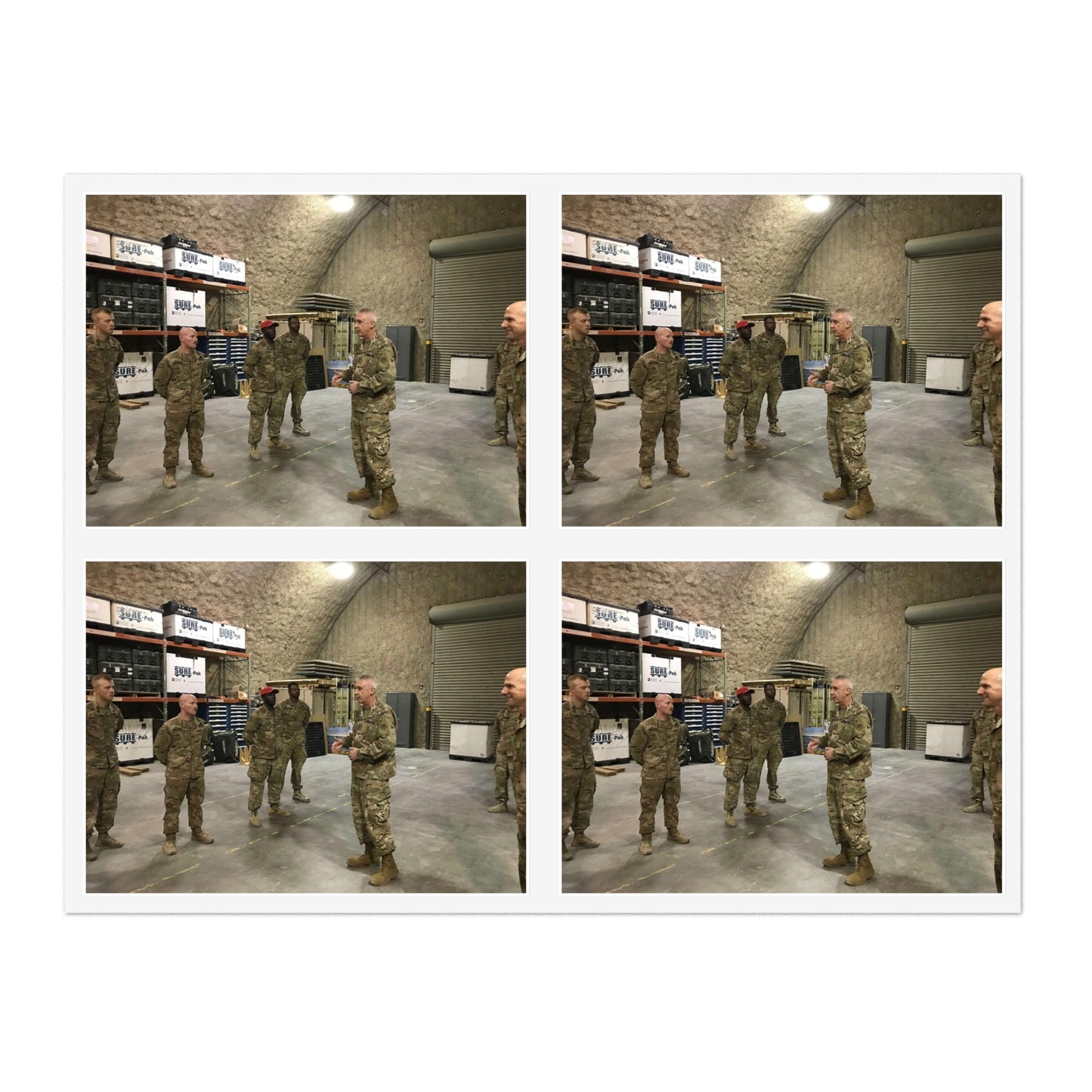 Maj. Gen. John P. Sullivan, commanding general of the Laminated UV Protective Vinyl Stickers