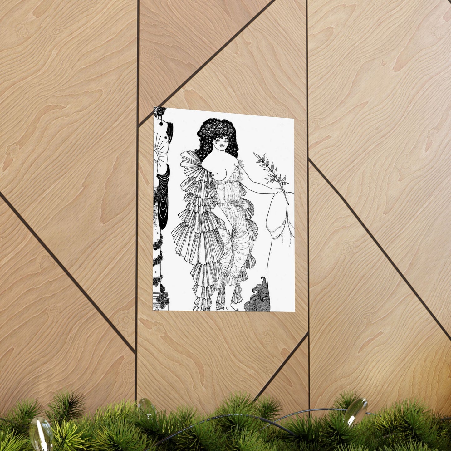 Lysistrata - Public domain botanical illustration High Quality Matte Wall Art Poster for Home, Office, Classroom