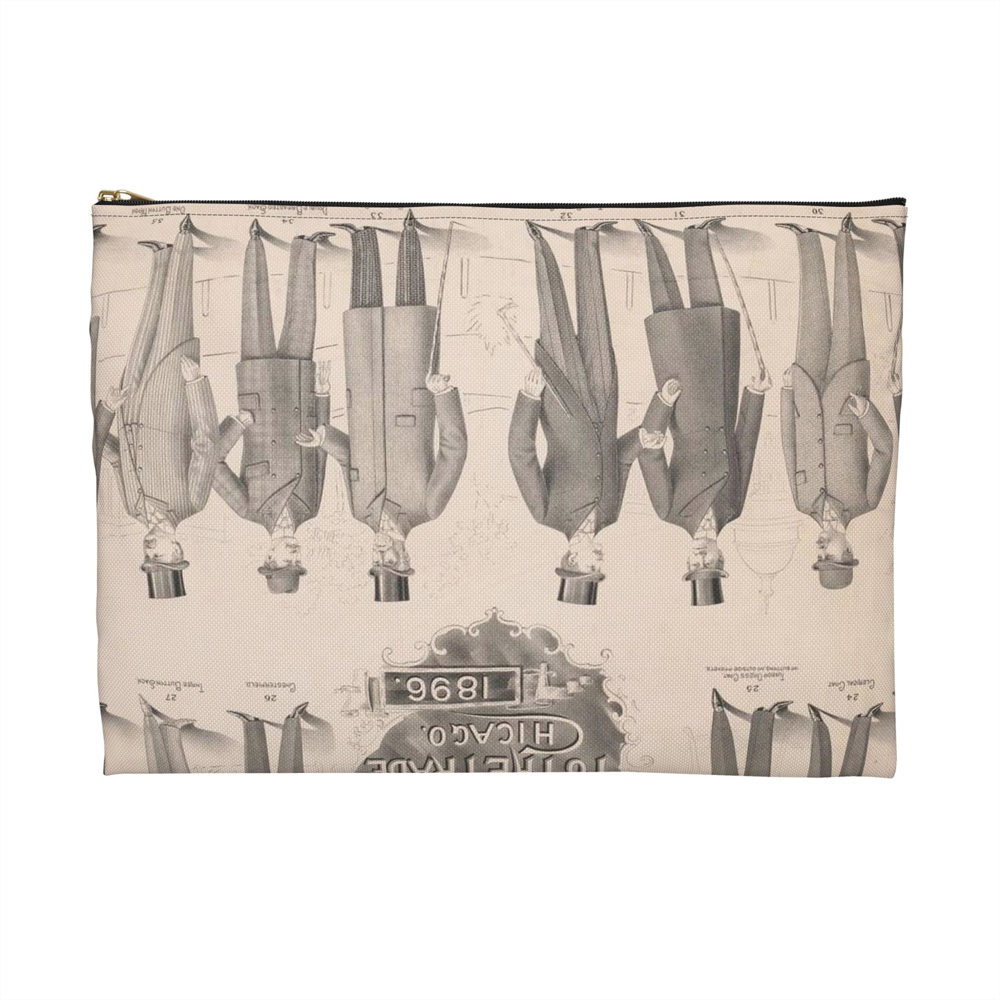 Spring and summer. Specially designed for Lamm & Co. tailors to the trade Large Organizer Pouch with Black Zipper