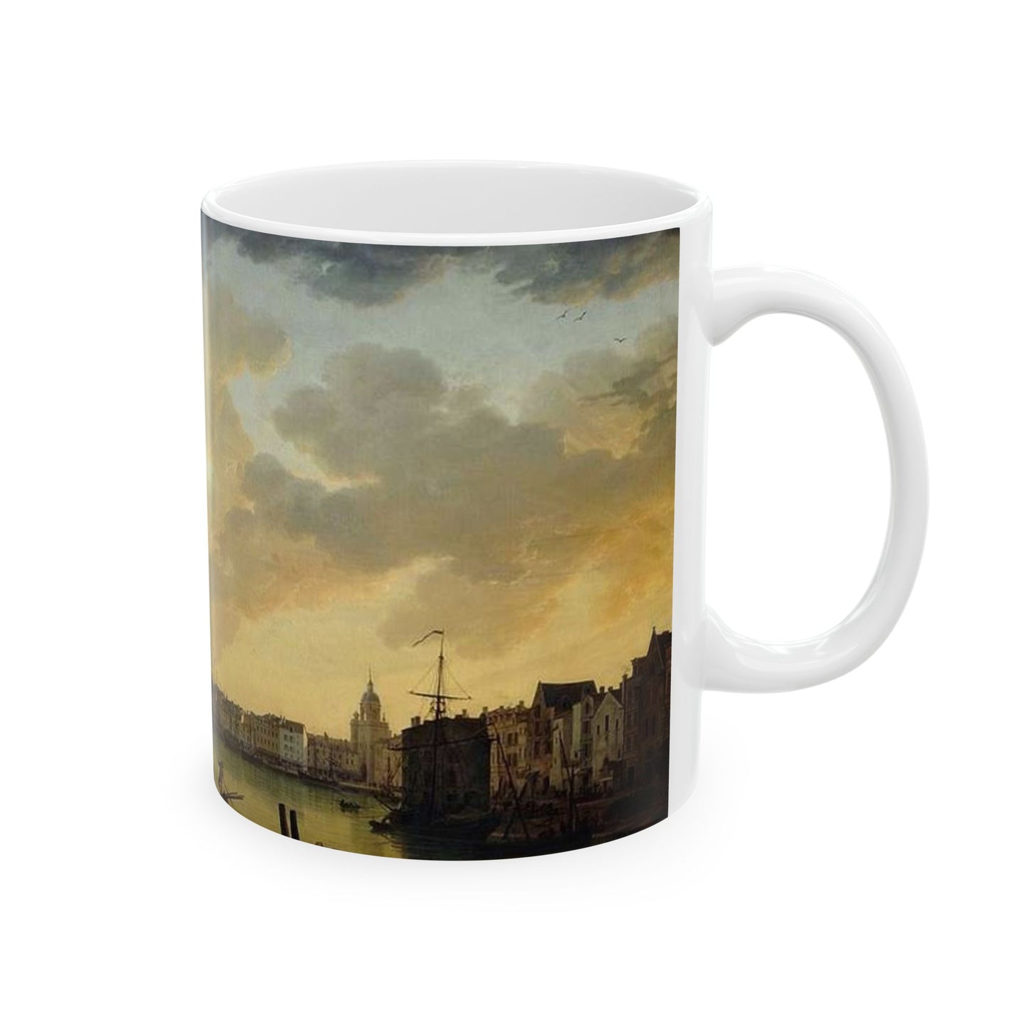 Vernet - Vue du port de la Rochelle Beautiful Novelty Ceramic Coffee Mug 11oz