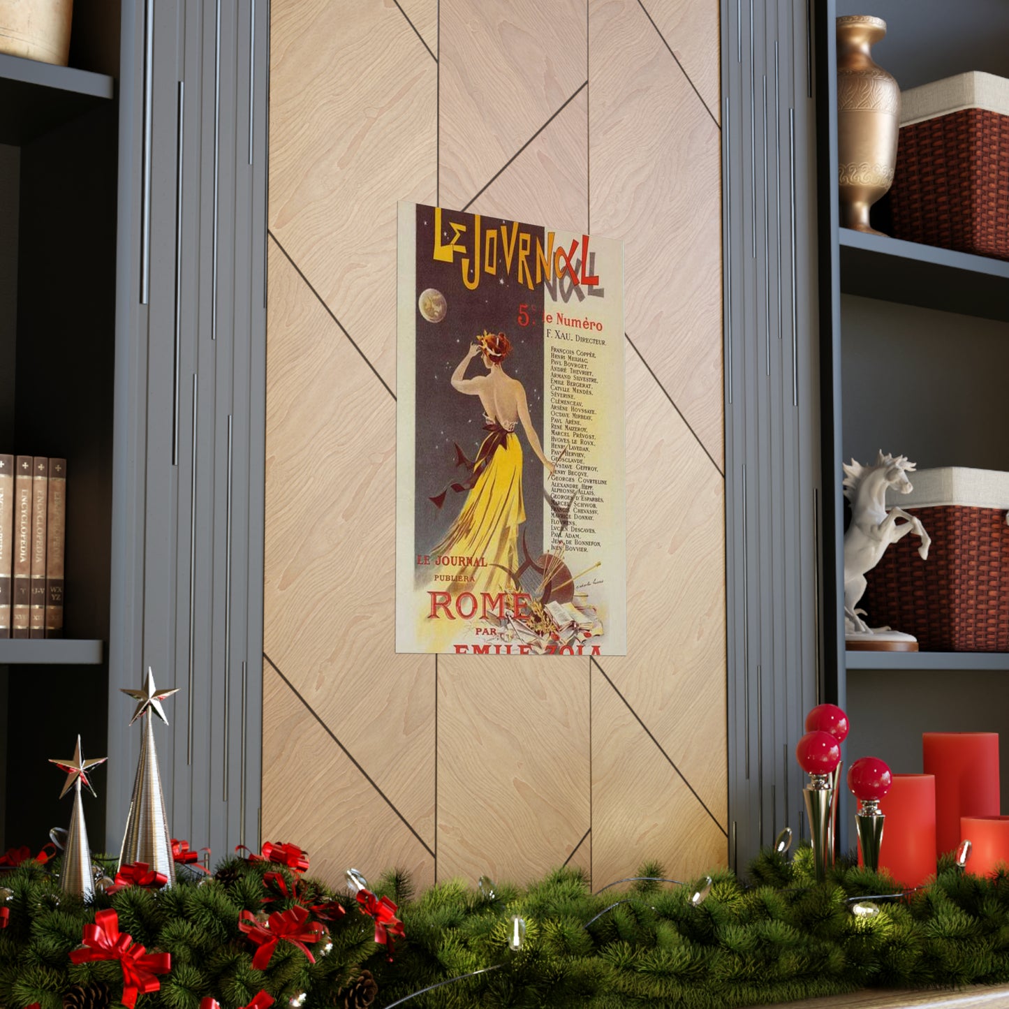 Affiche pour annoncer la publication de "Rome" dans Le Journal. High Quality Matte Wall Art Poster for Home, Office, Classroom