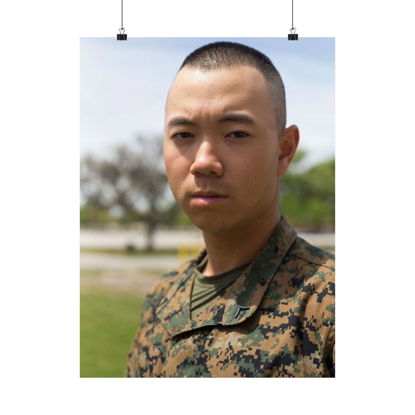 Pfc. Sangmin S. Bae, Platoon 2029, Echo Company, 2nd High Quality Matte Wall Art Poster for Home, Office, Classroom