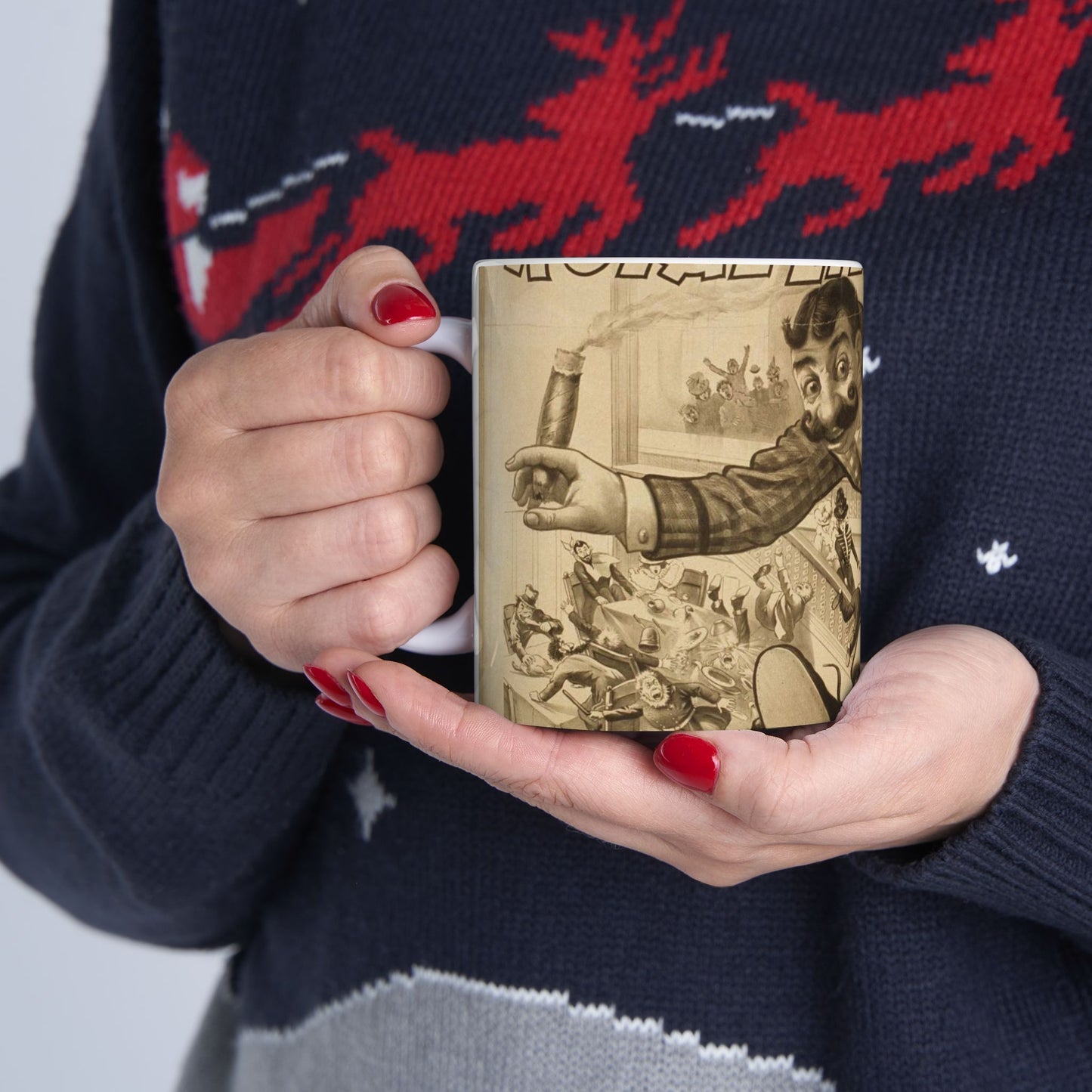 Royal Lilliputians the littlest people yet in the biggest thing ever. Beautiful Novelty Ceramic Coffee Mug 11oz