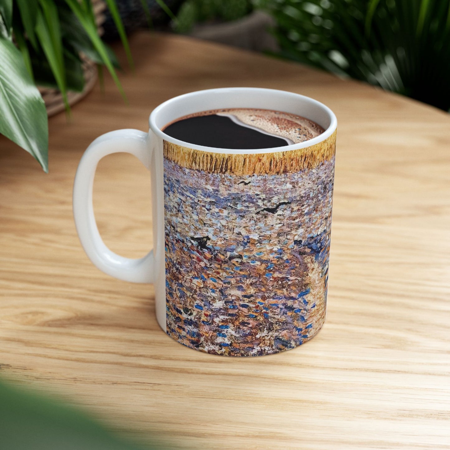 The Sower - My Dream - A painting of a man in a field Beautiful Novelty Ceramic Coffee Mug 11oz