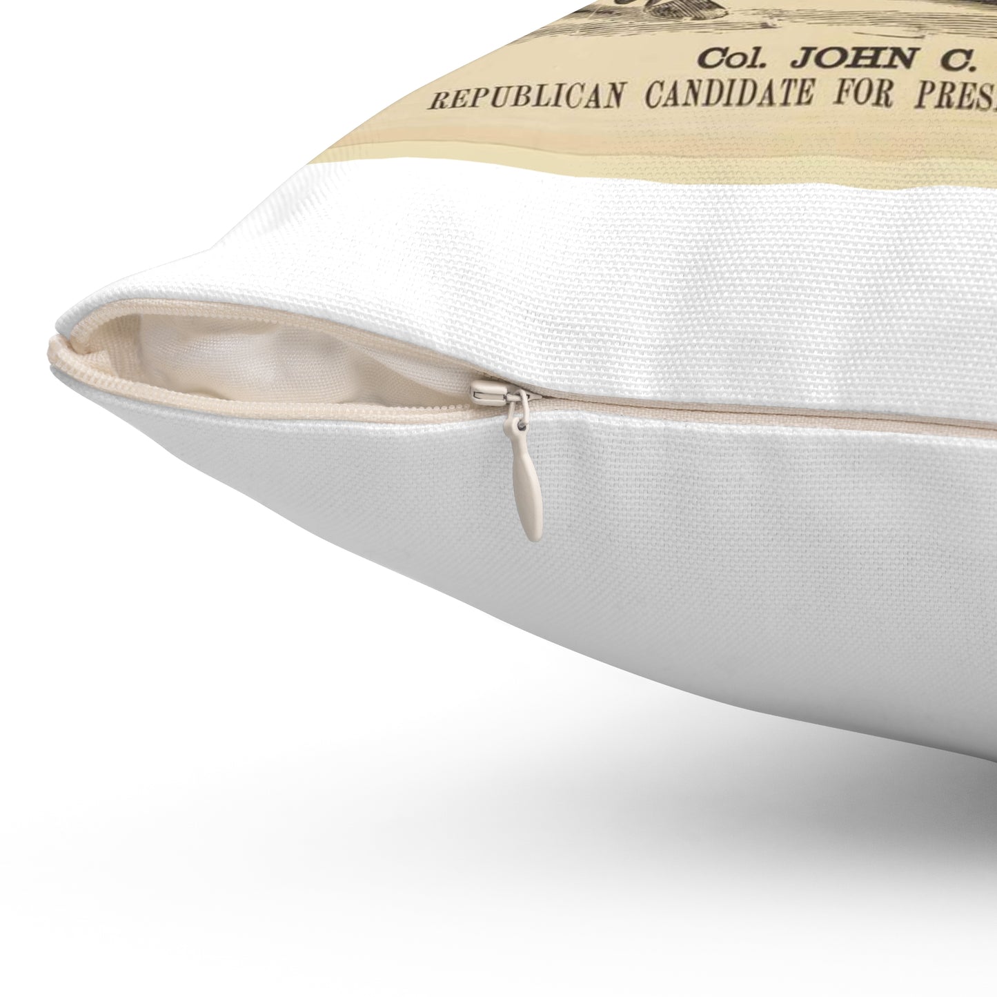Col. John C. Fremont, Republican candidate for the President of the United States Decorative Accent Square Pillow