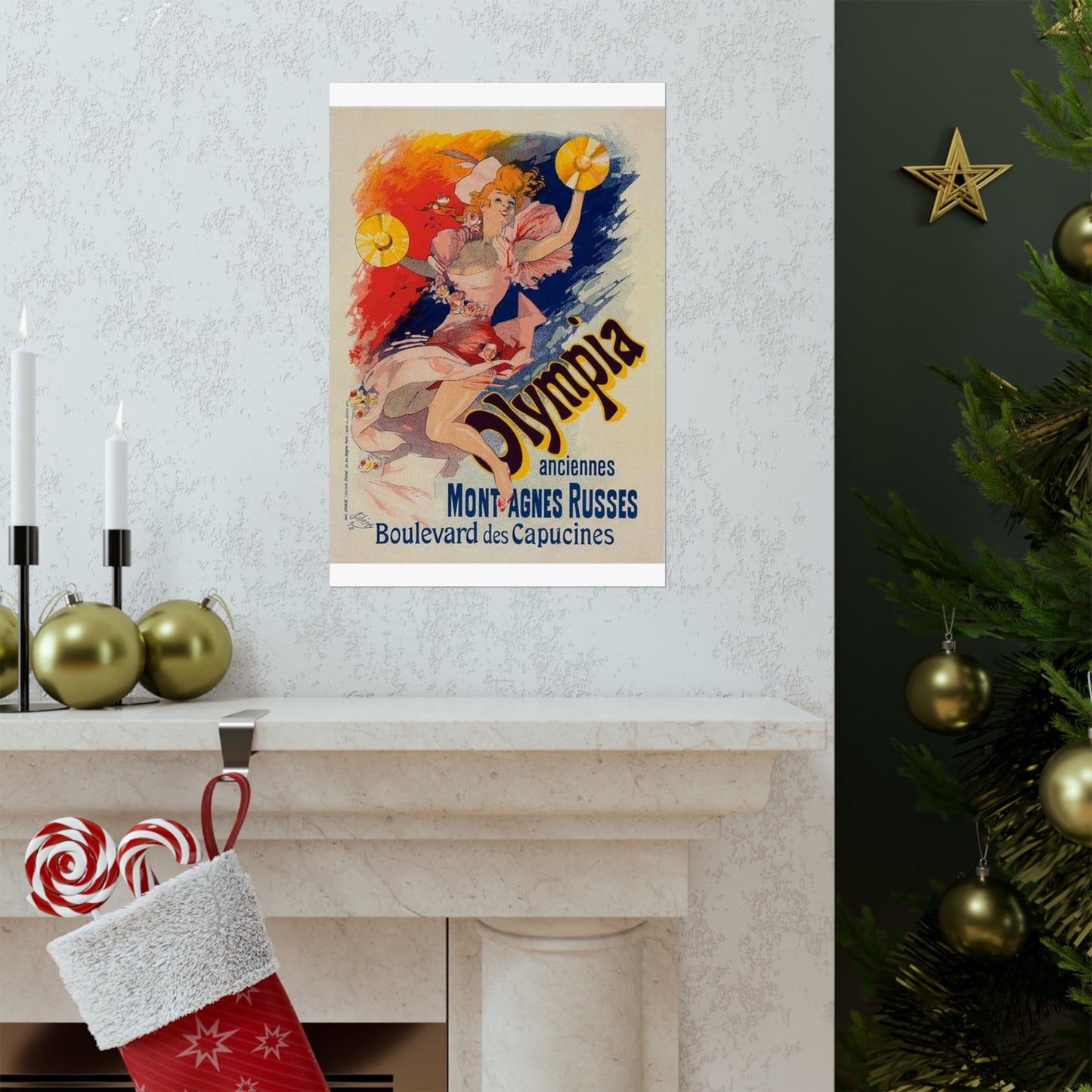 Affiche pour "Olympia". - Art nouveau public domain poster High Quality Matte Wall Art Poster for Home, Office, Classroom