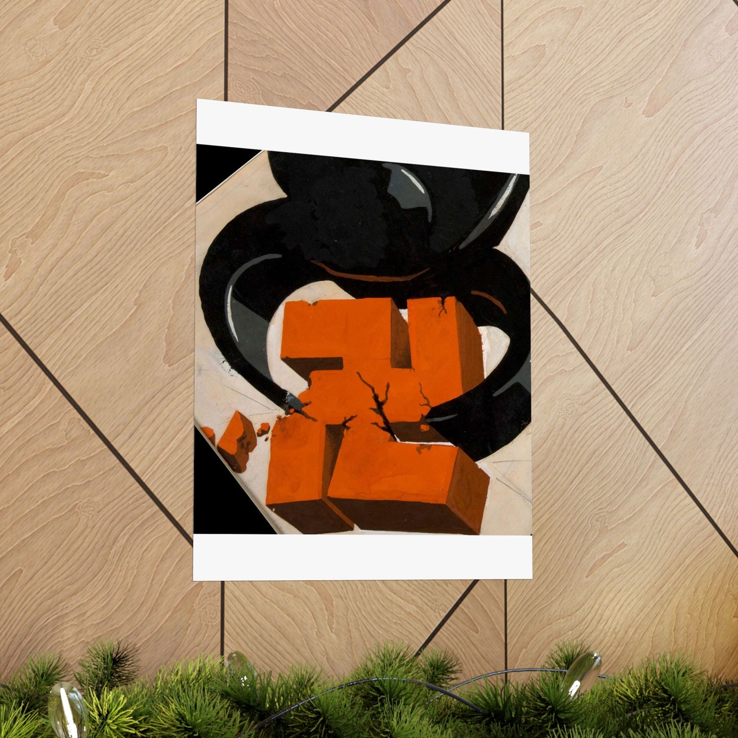 INF3-154 Give us the tools and ... Artist Frank Newbould (cropped) High Quality Matte Wall Art Poster for Home, Office, Classroom