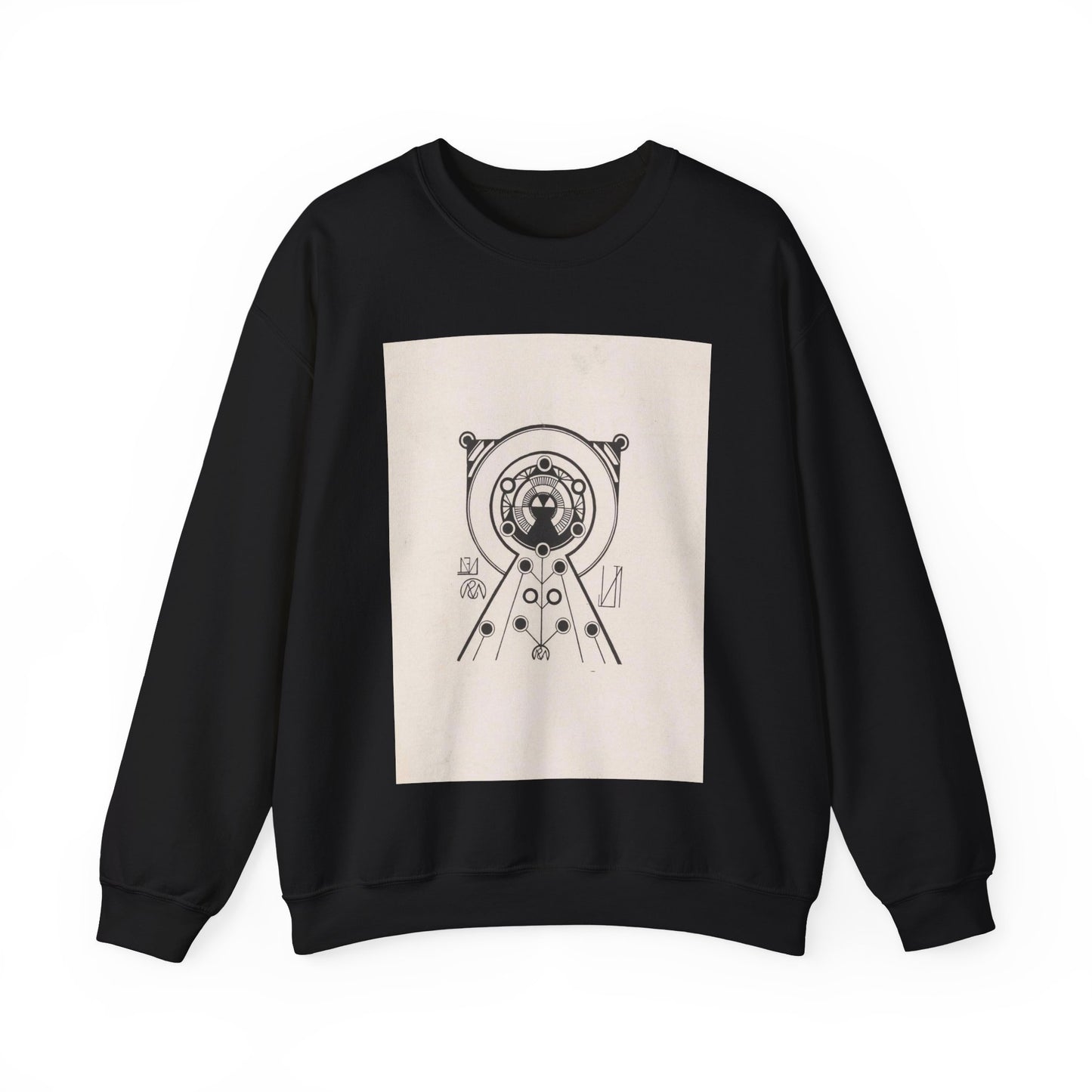 Samuel Jessurun de Mesquita - Ex libris van JFN Black Heavy Blend Adult Crew Neck SweatShirt