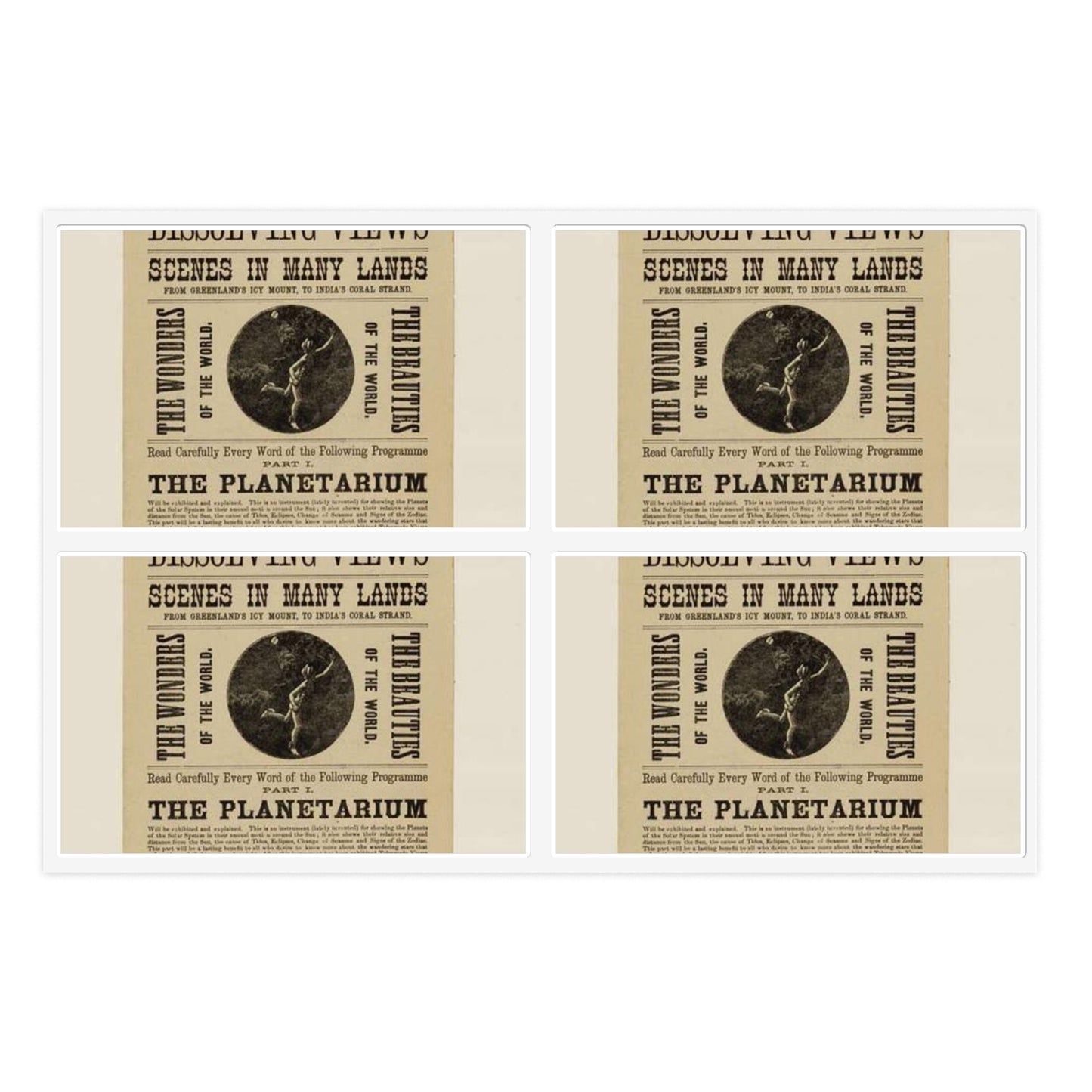 5th annual tour, B.A. Bamber's great dime show Laminated UV Protective Vinyl Stickers