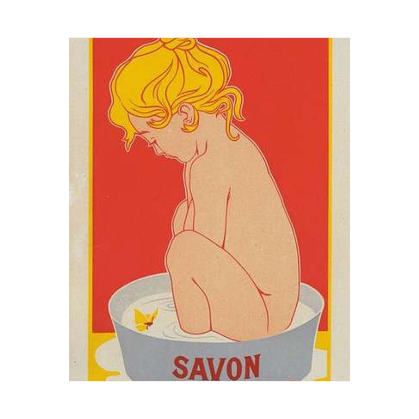 Affiche belge pour le "Savon Starlight". High Quality Matte Wall Art Poster for Home, Office, Classroom
