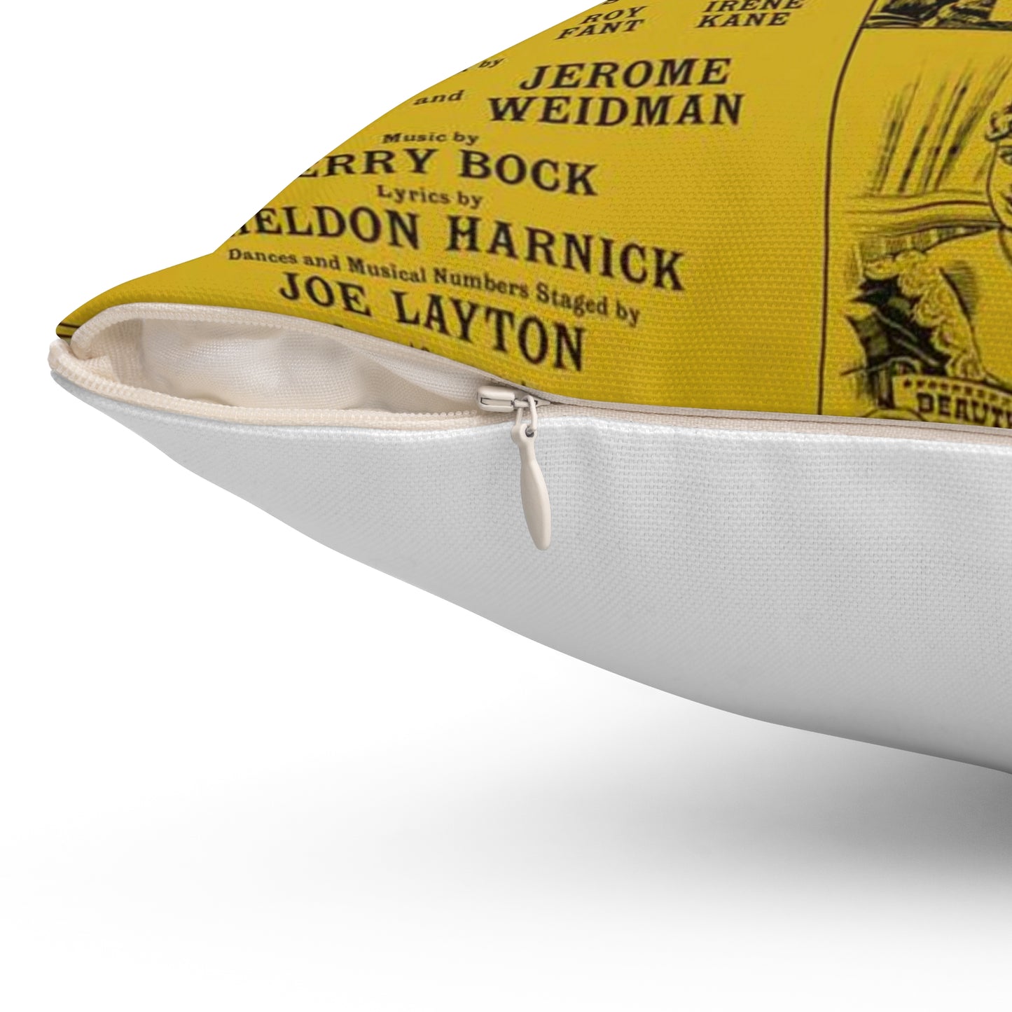 Tenderloin, a new musical comedy, a zestful, racy musical, a grand show! 46th Street Theatre ... New York, N.Y Decorative Accent Square Pillow