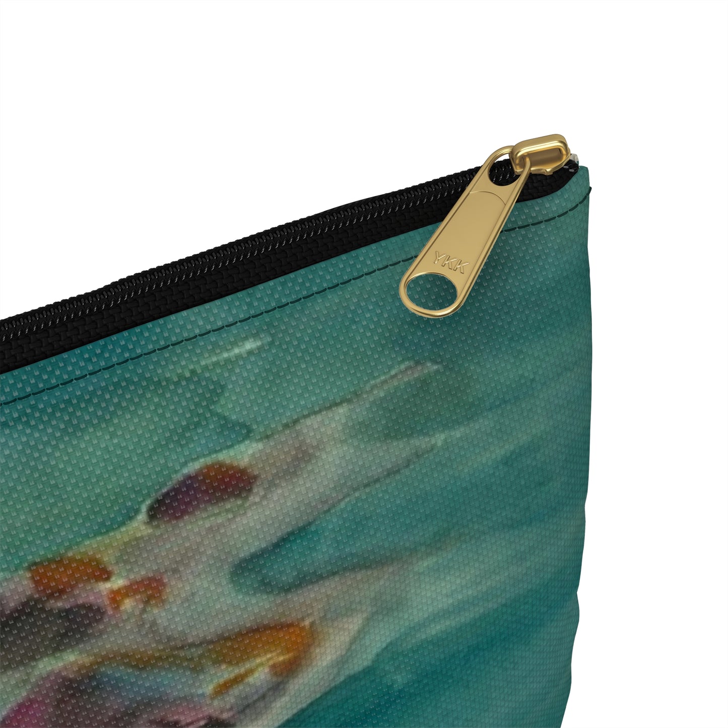A Careless Word... Another Loss Large Organizer Pouch with Black Zipper