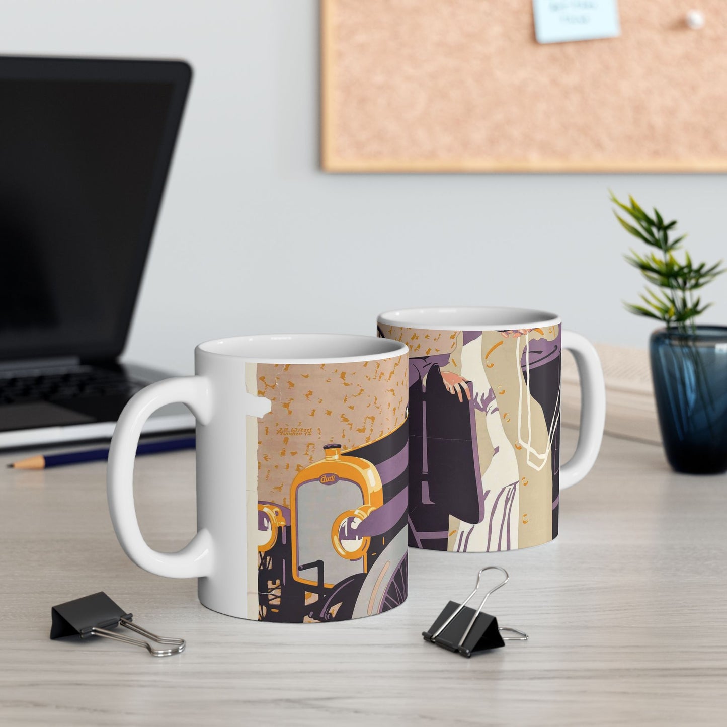Josef Rudolf Witzel - Audi Automobilwerke Zwickau, 1912 Beautiful Novelty Ceramic Coffee Mug 11oz