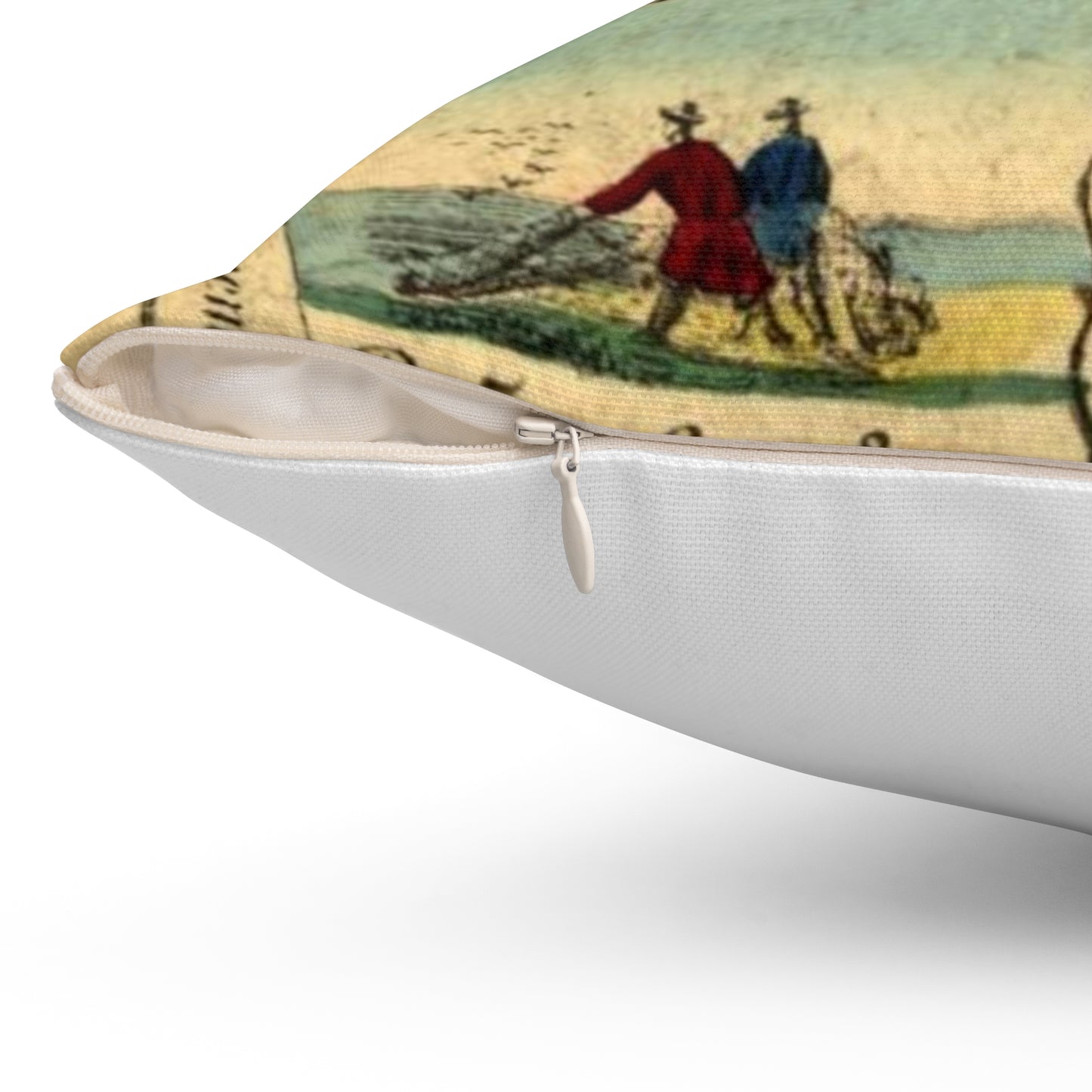 Irkutsk Province, Russian empire, 1856 Decorative Accent Square Pillow