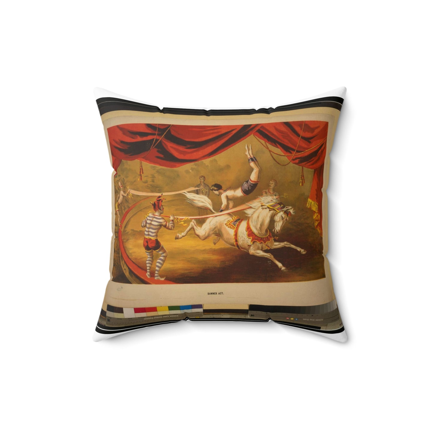 Banner act - Print, Library of Congress collection Decorative Accent Square Pillow