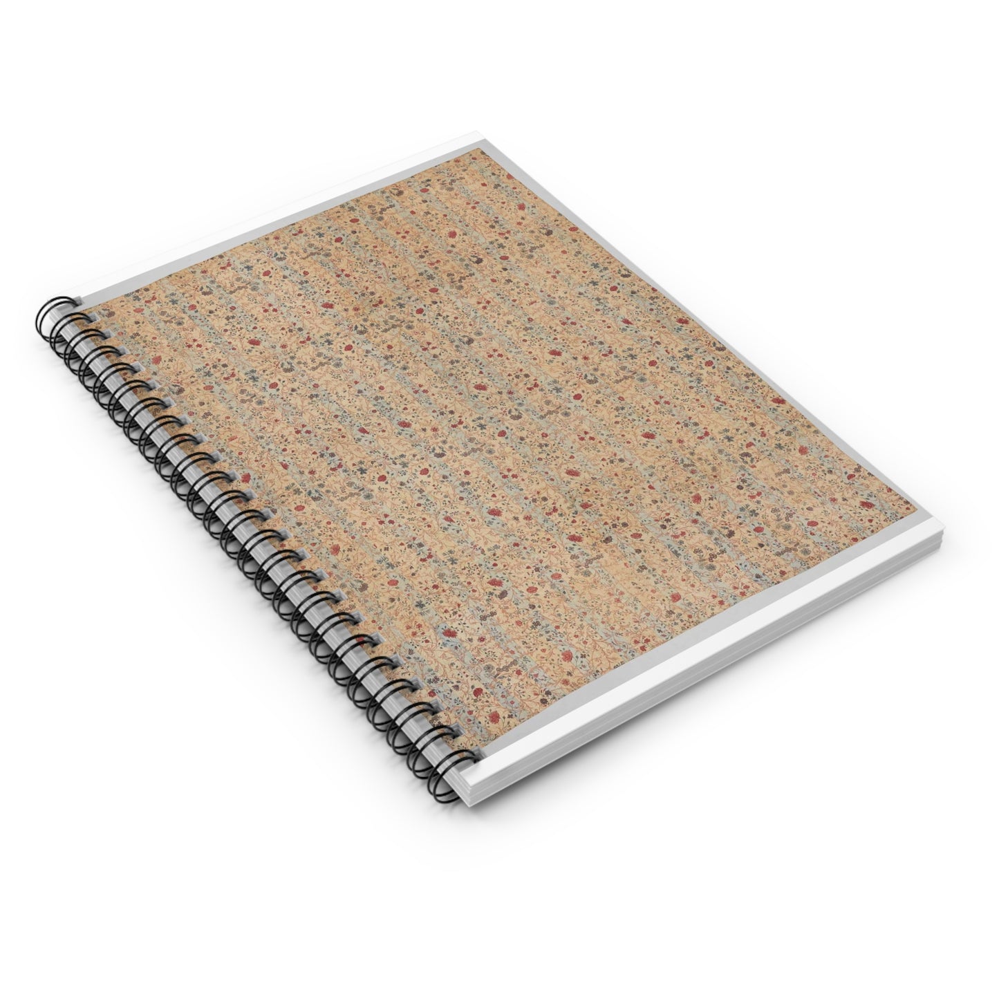 Doorgestikte sitsen sprei, France Spiral Bound Ruled Notebook with Printed Cover