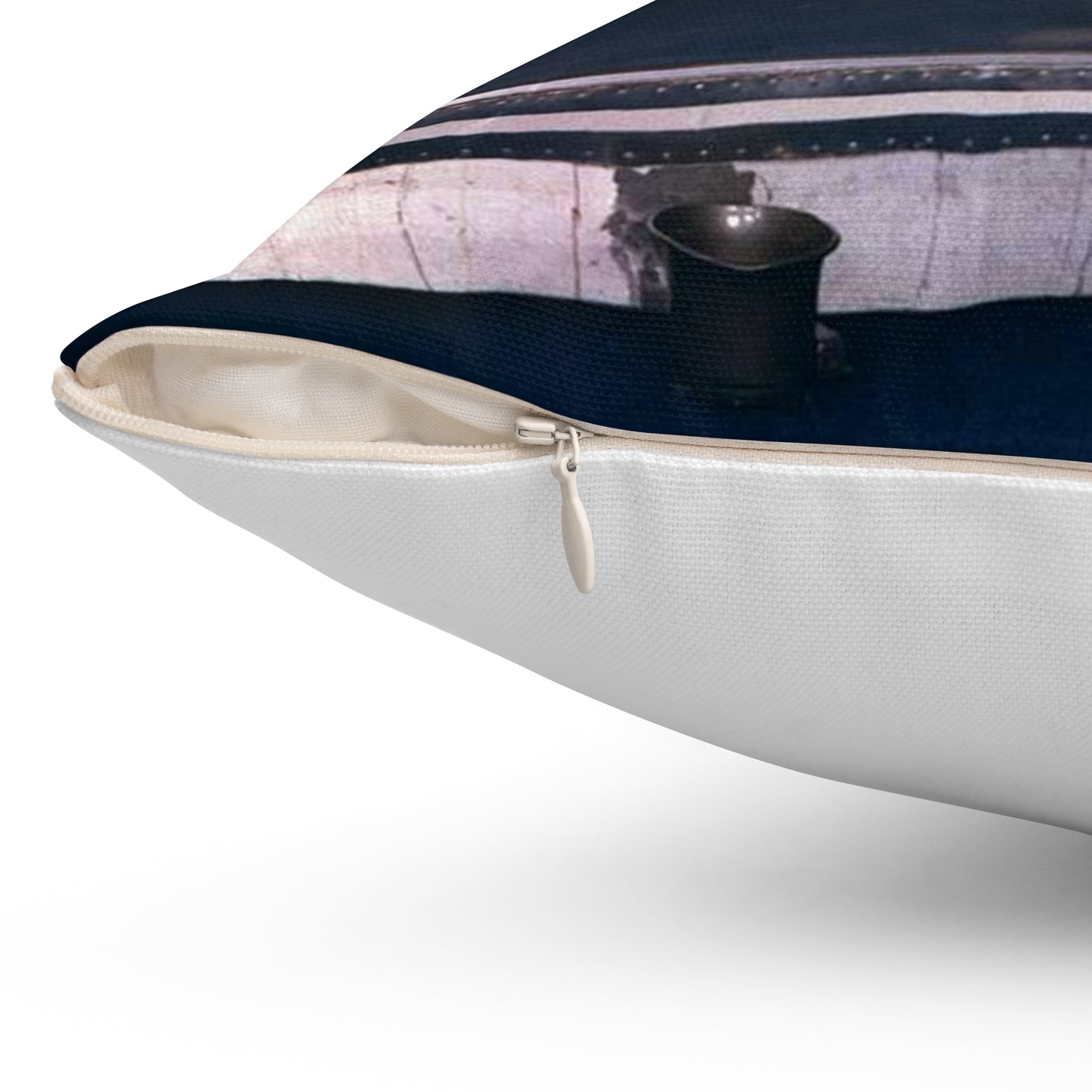 President Nixon visits Apollo 11 crew in quarantine Decorative Accent Square Pillow