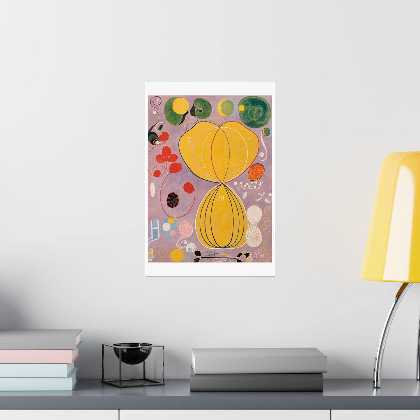 Hilma af Klint - The Ten Largest No. 7 - Adulthood - 1907 High Quality Matte Wall Art Poster for Home, Office, Classroom