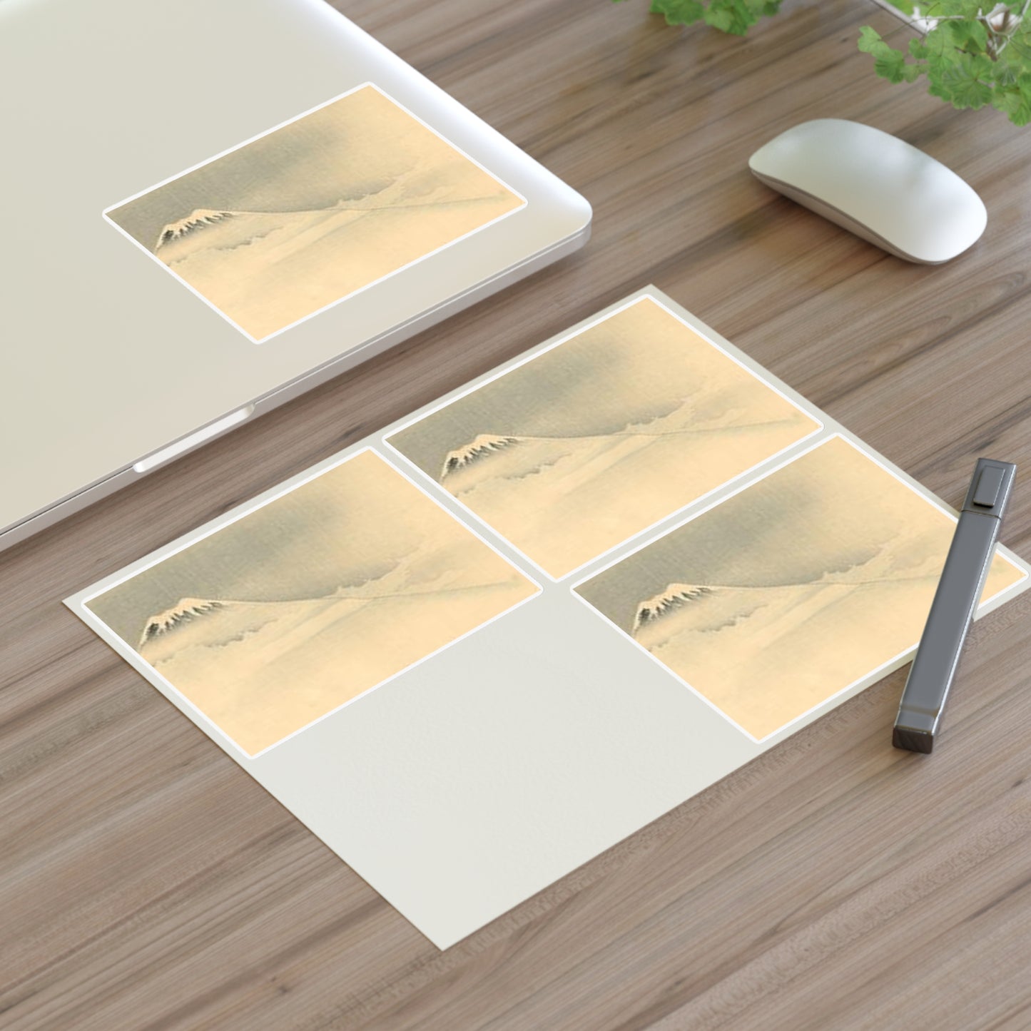 Koson - mount-fuji, Ohara Koson Laminated UV Protective Vinyl Stickers