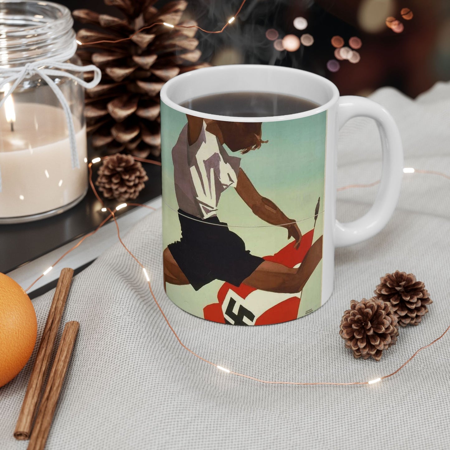 Reichssporttag des B.D.M. 23 September 1934 - Ludwig HOHLWEIN München Plakat Poster Library of Congress No know copyright restrictions Public domain 71sK7kr99UL. AC SL1411 Beautiful Novelty Ceramic Coffee Mug 11oz