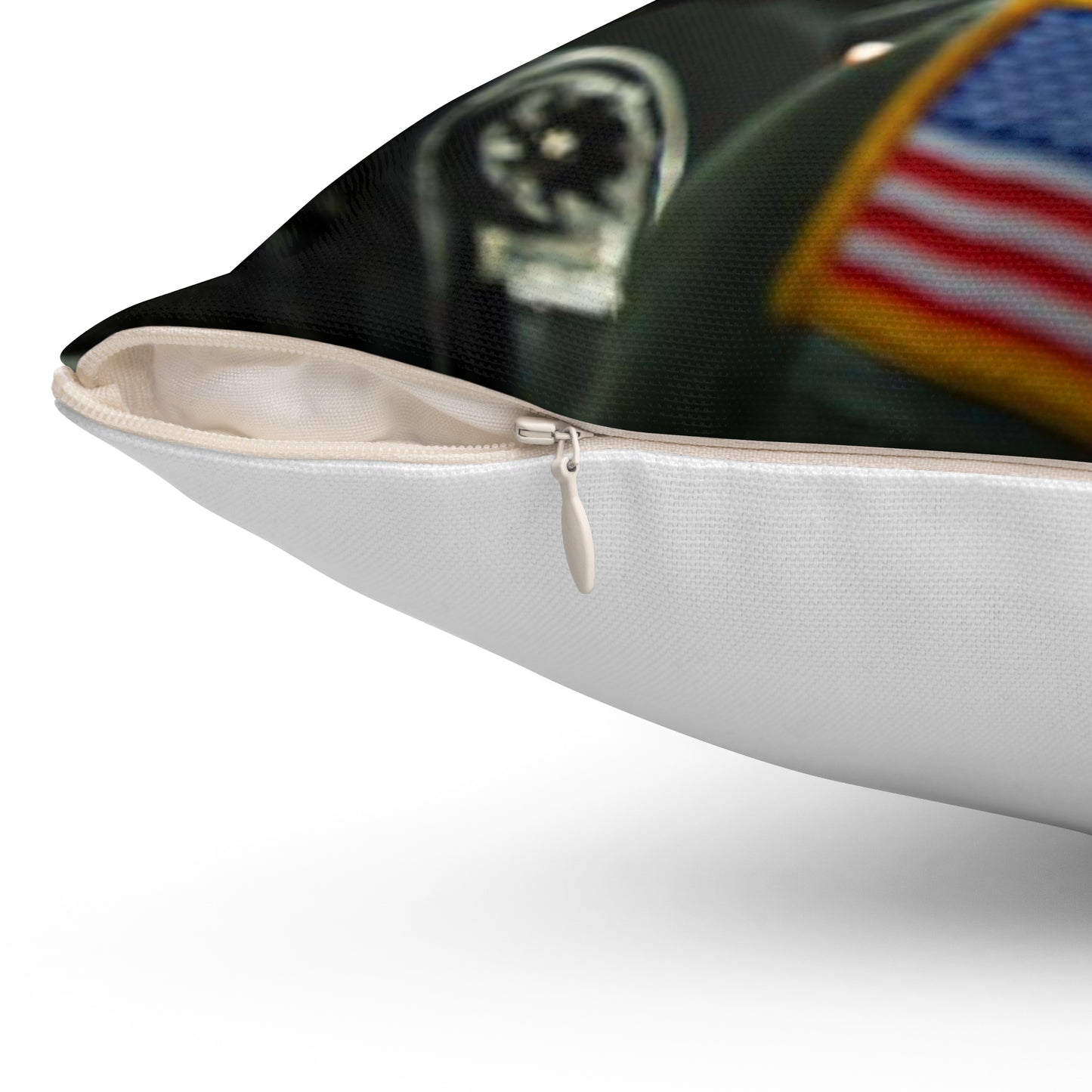 Capt. Michael Bermensolo, a pilot from the 151st Air Decorative Accent Square Pillow