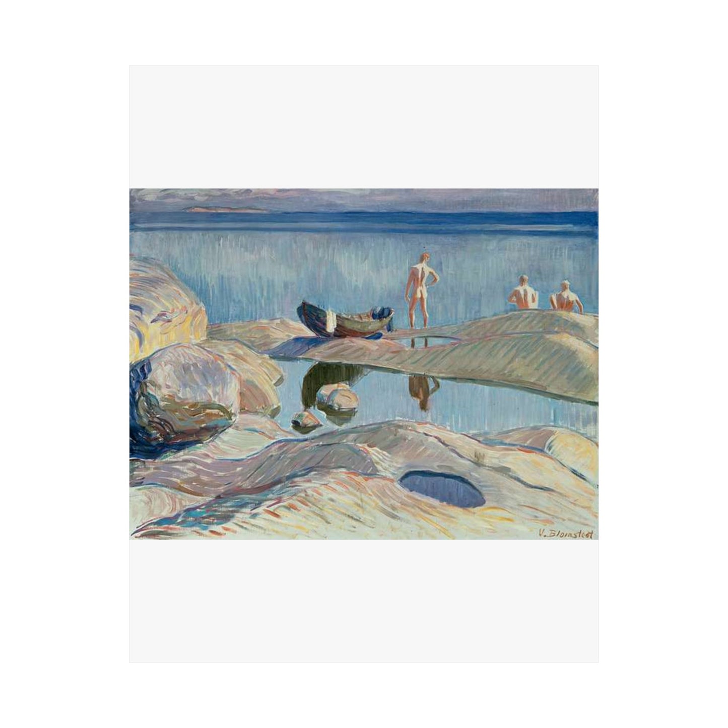 Väinö Blomstedt - Archipelago View High Quality Matte Wall Art Poster for Home, Office, Classroom