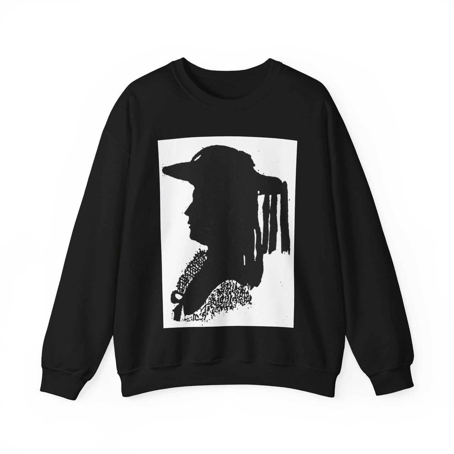 Therese forster - Public domain portrait engraving Black Heavy Blend Adult Crew Neck SweatShirt