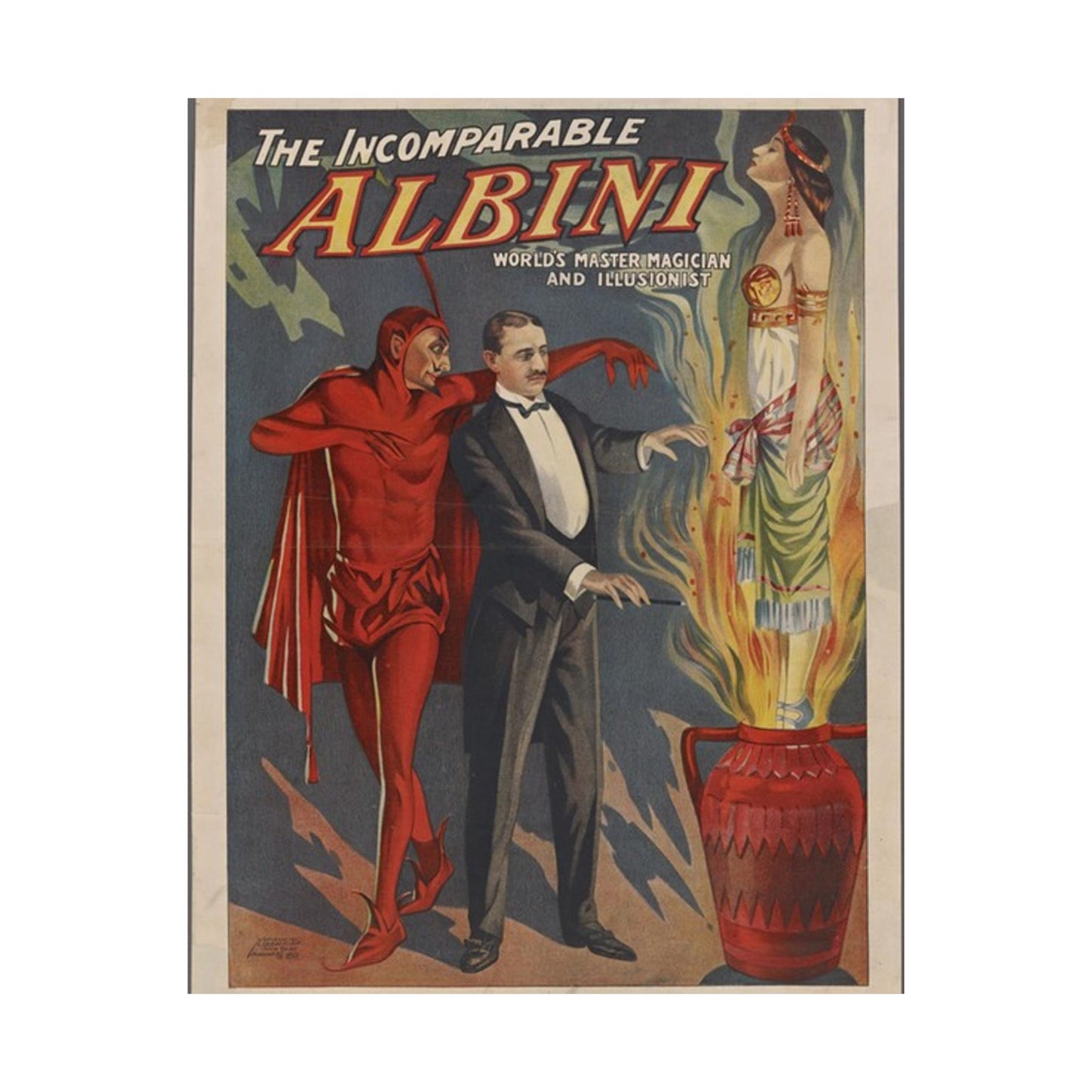 TheIncomperable Albini Theatrical Poster High Quality Matte Wall Art Poster for Home, Office, Classroom
