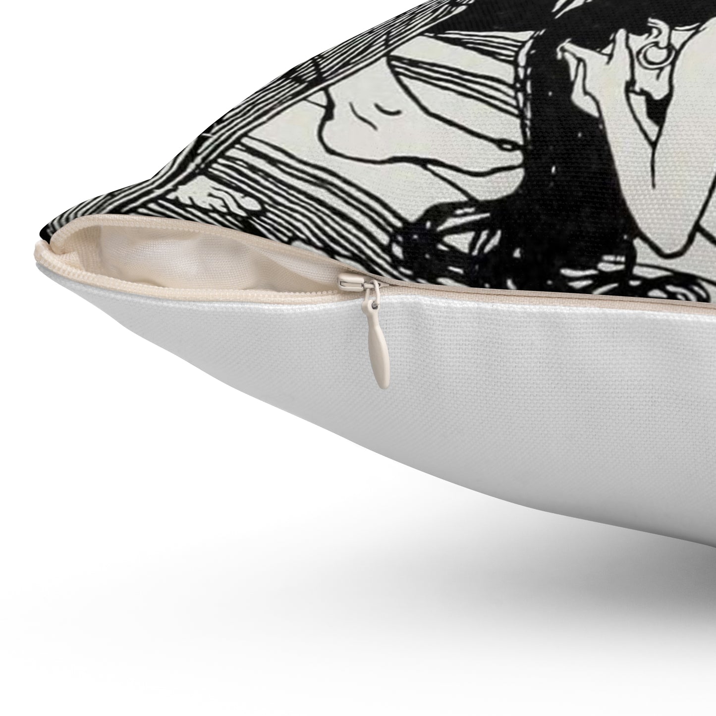 Juda 3 - Art nouveau public domain image Decorative Accent Square Pillow