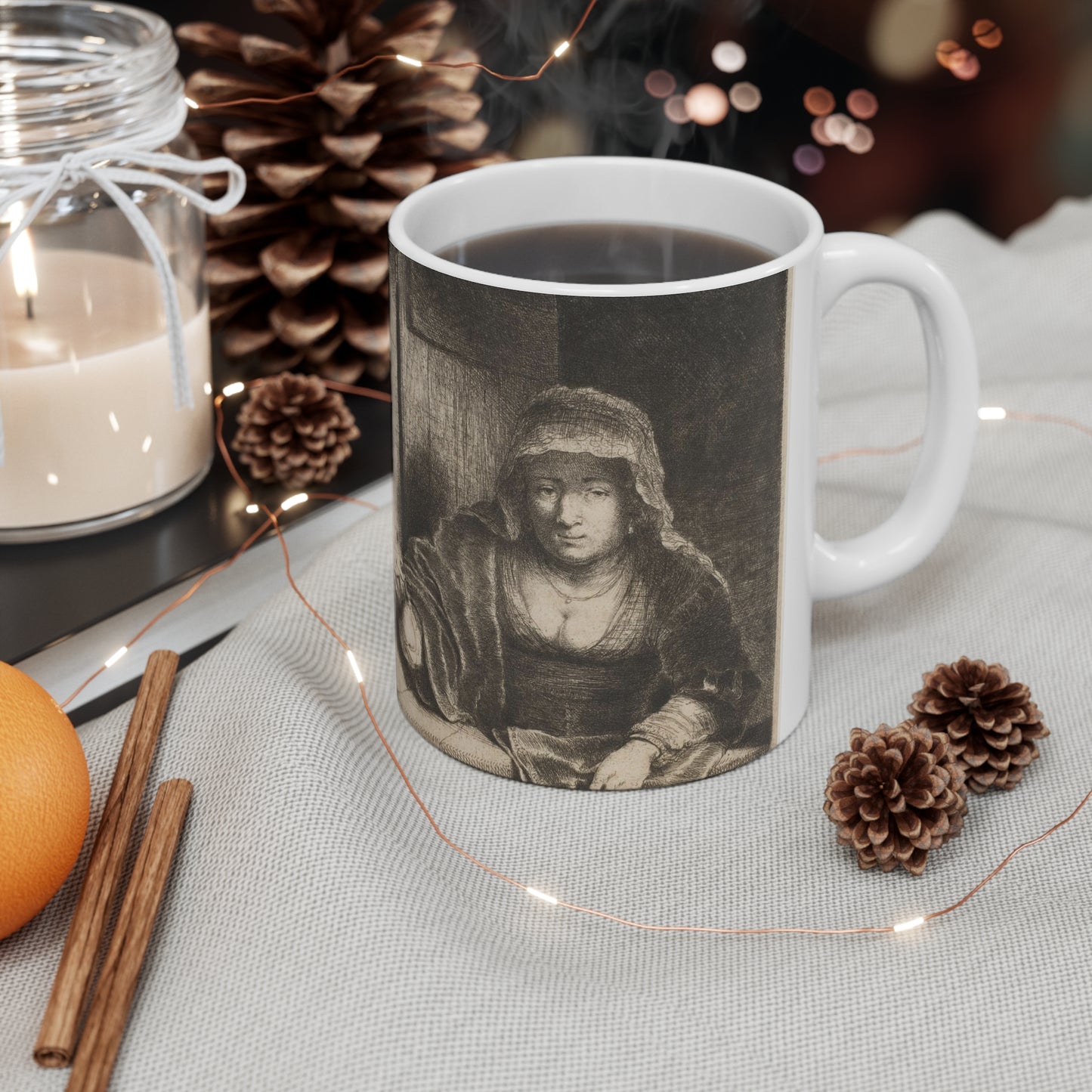 Woman with a Pear, Ferdinand Bol Beautiful Novelty Ceramic Coffee Mug 11oz