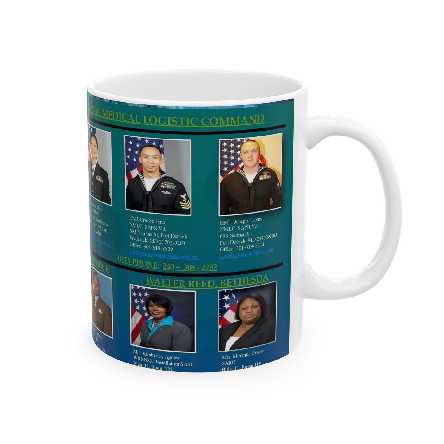The Naval Medical Logistics Command’s Sexual Assault Beautiful Novelty Ceramic Coffee Mug 11oz