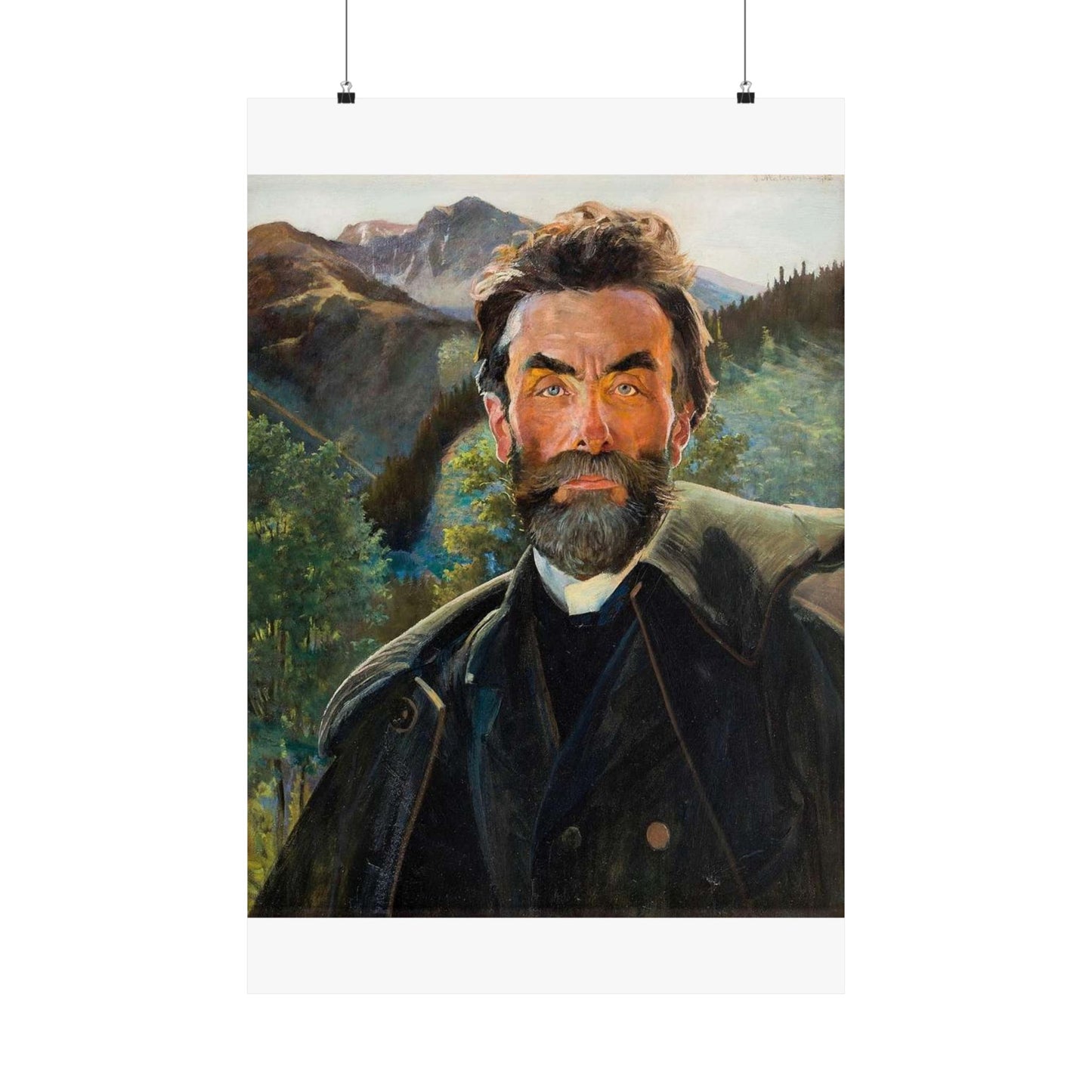 Jacek Malczewski - Portret Stanisława Witkiewicza 1902 High Quality Matte Wall Art Poster for Home, Office, Classroom