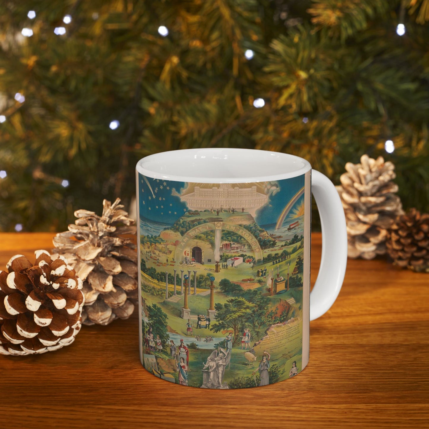Our emblematic mystic light of masonry Beautiful Novelty Ceramic Coffee Mug 11oz