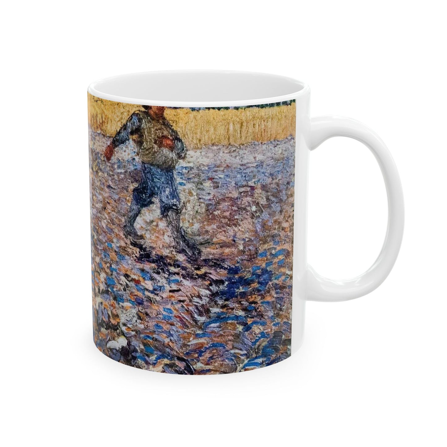 The Sower - My Dream - A painting of a man in a field Beautiful Novelty Ceramic Coffee Mug 11oz