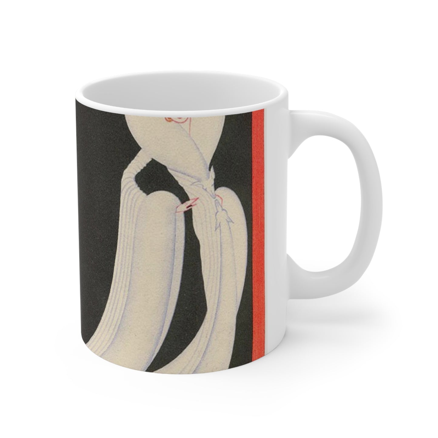 Fourrures André Brunswick - Public domain portrait painting Beautiful Novelty Ceramic Coffee Mug 11oz