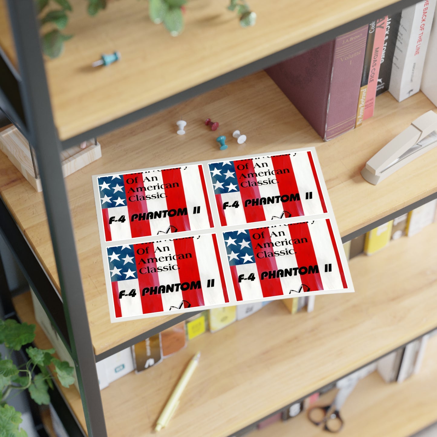 Artwork: "American Classic". Artist: David Zlotky, US Air Force Art Collection Laminated UV Protective Vinyl Stickers