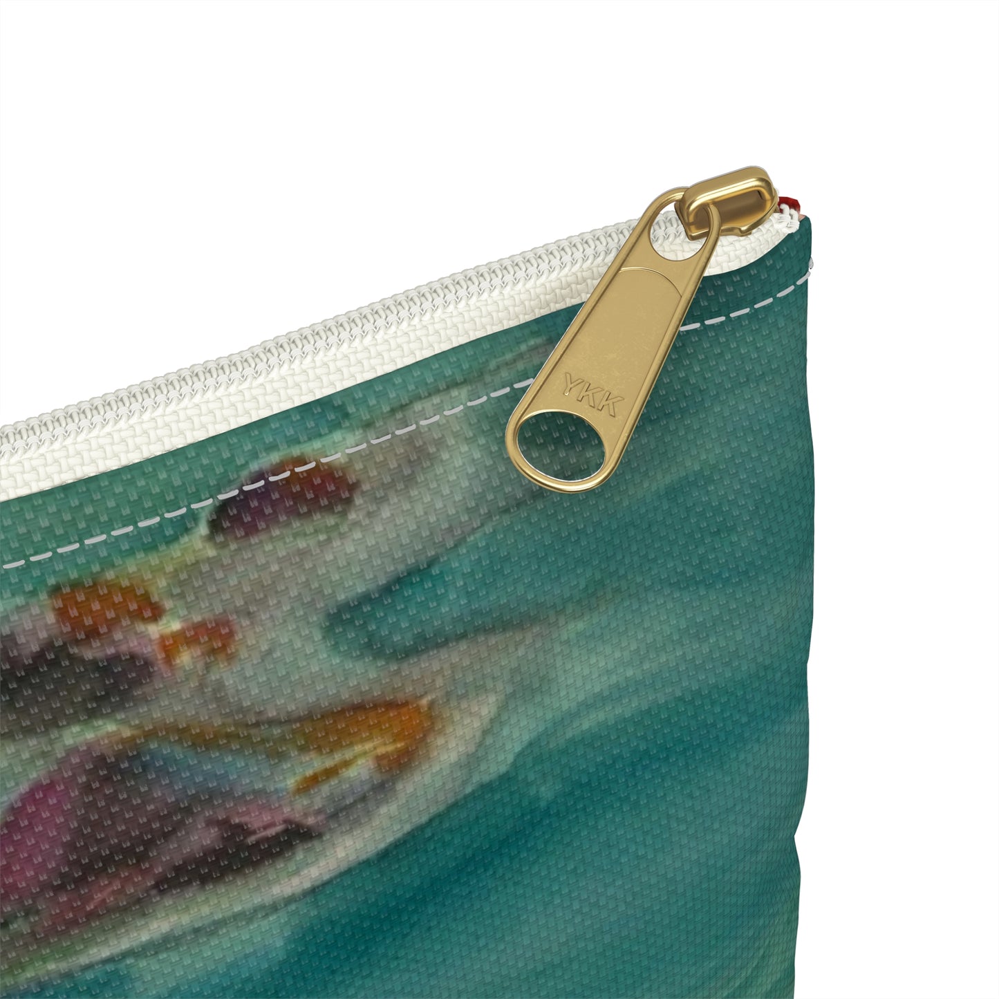 A Careless Word... Another Loss Large Organizer Pouch with Black Zipper