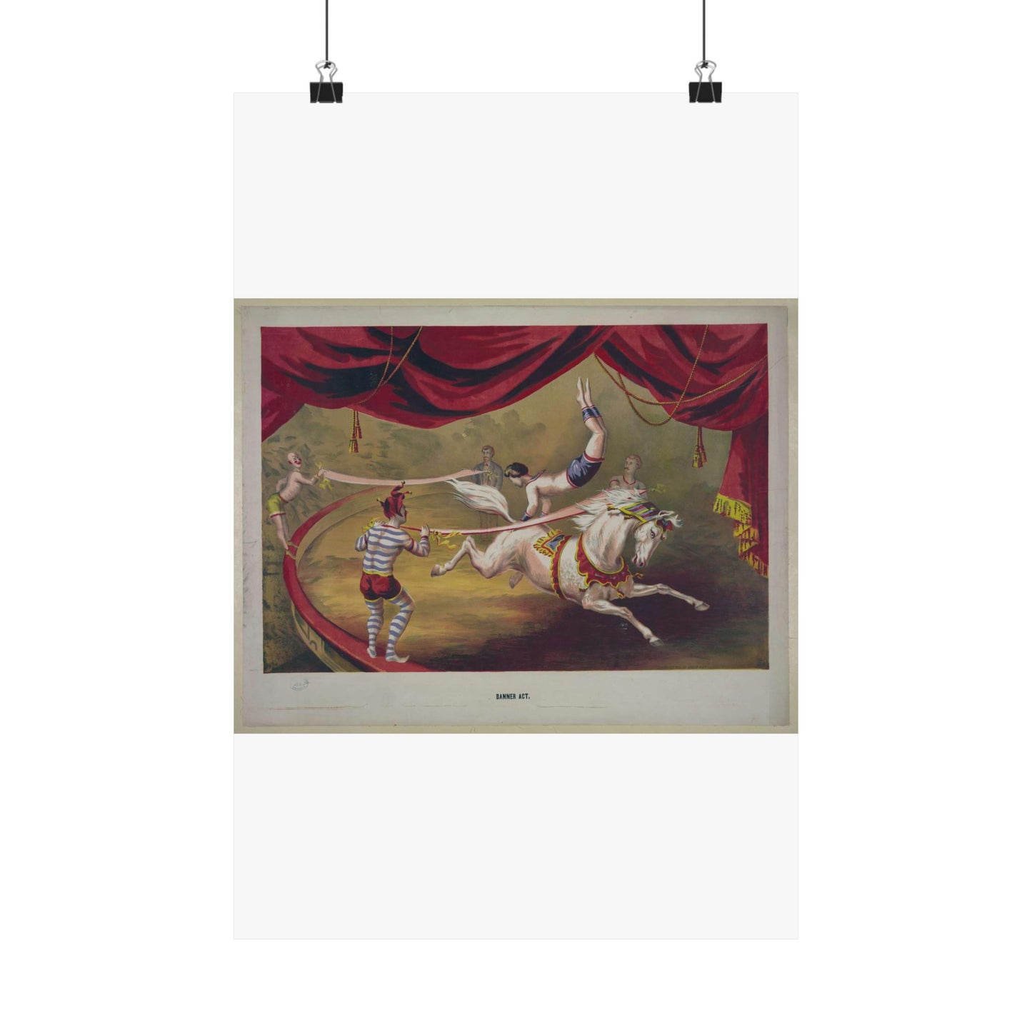 Banner act - Print, Library of Congress collection High Quality Matte Wall Art Poster for Home, Office, Classroom