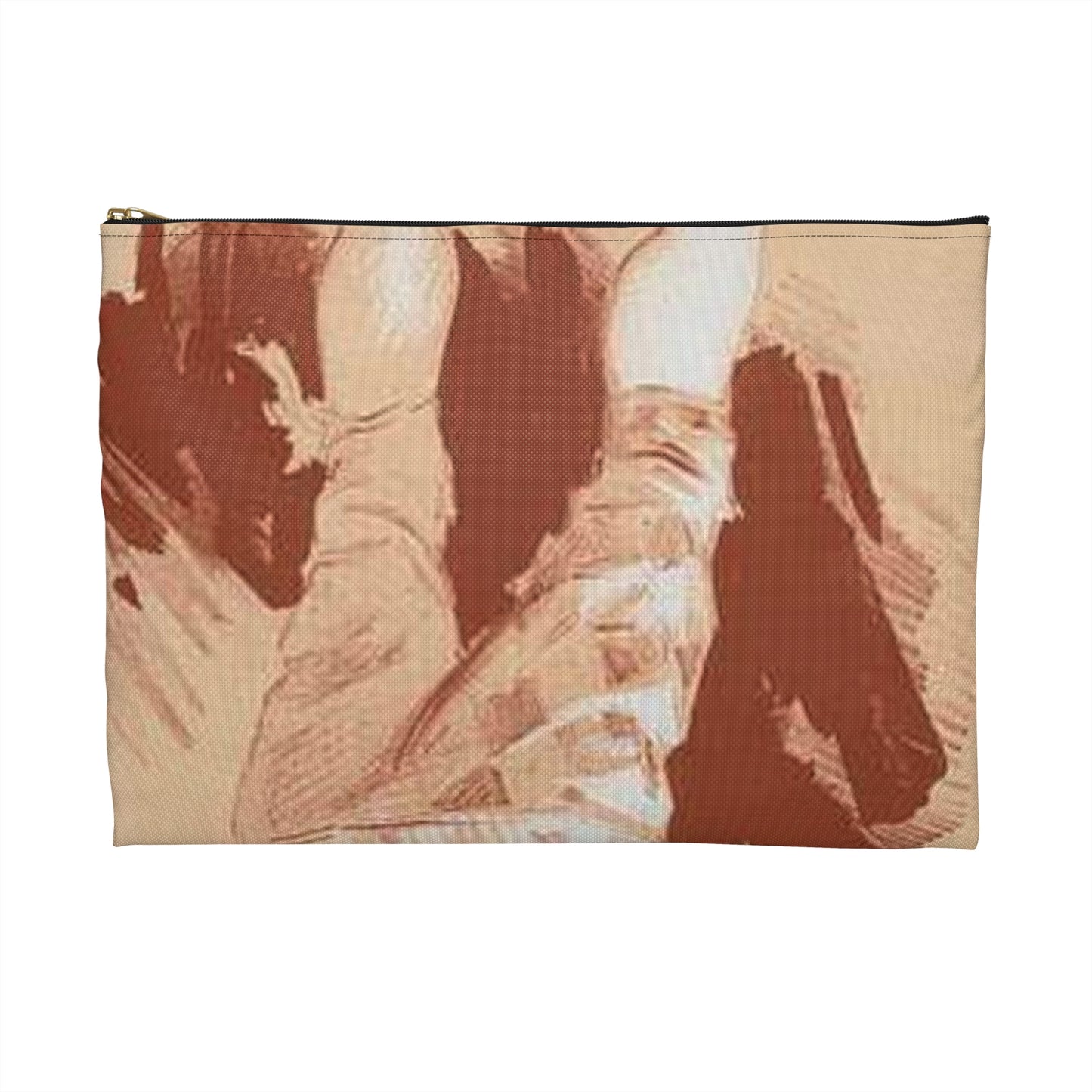 Dessin original pour la couverture des Maîtres de l'Affiche. Large Organizer Pouch with Black Zipper